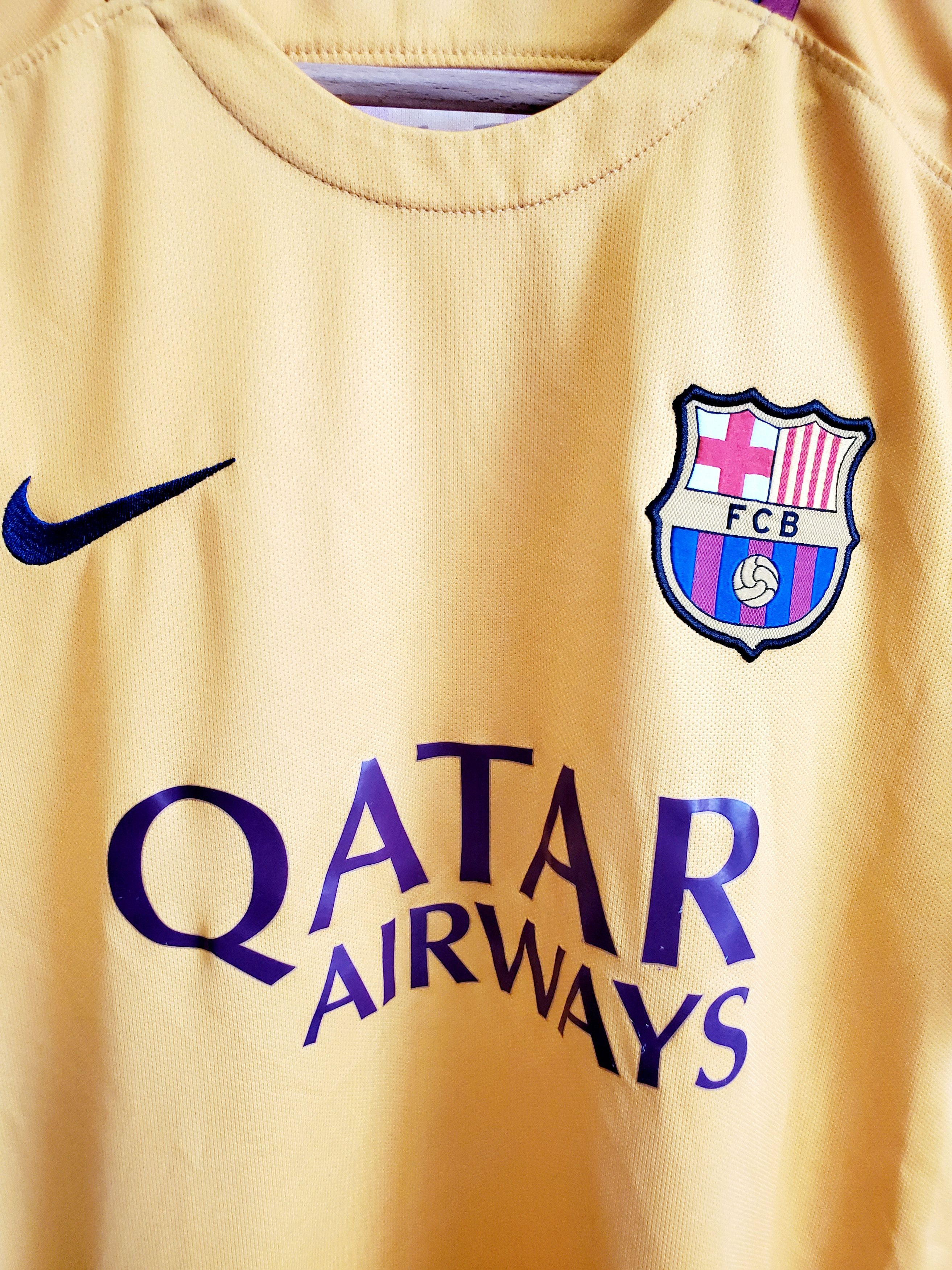 Nike Barcelona Jersey 2015 2016 Away Size M ideal condition Size US M / EU 48-50 / 2 - 2 Thumbnail