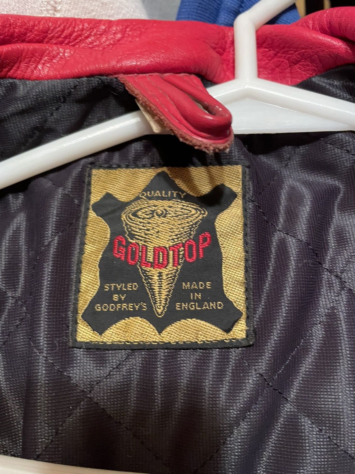 Vintage Goldtop vintage red leather jacket Size M / US 6-8 / IT 42-44 - 3 Thumbnail