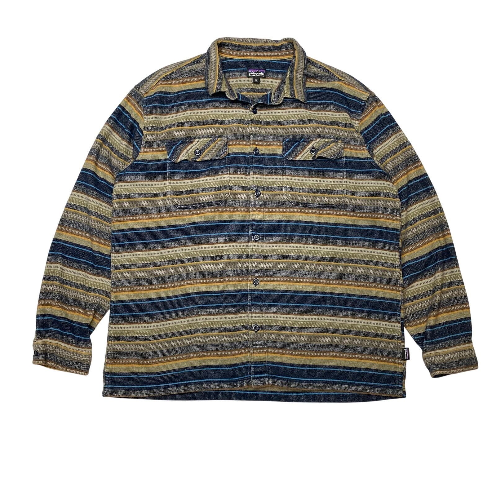 Patagonia Patagonia Long Sleeved Fjord Flannel Button Up Shirt XL Size US XL / EU 56 / 4 - 1 Thumbnail