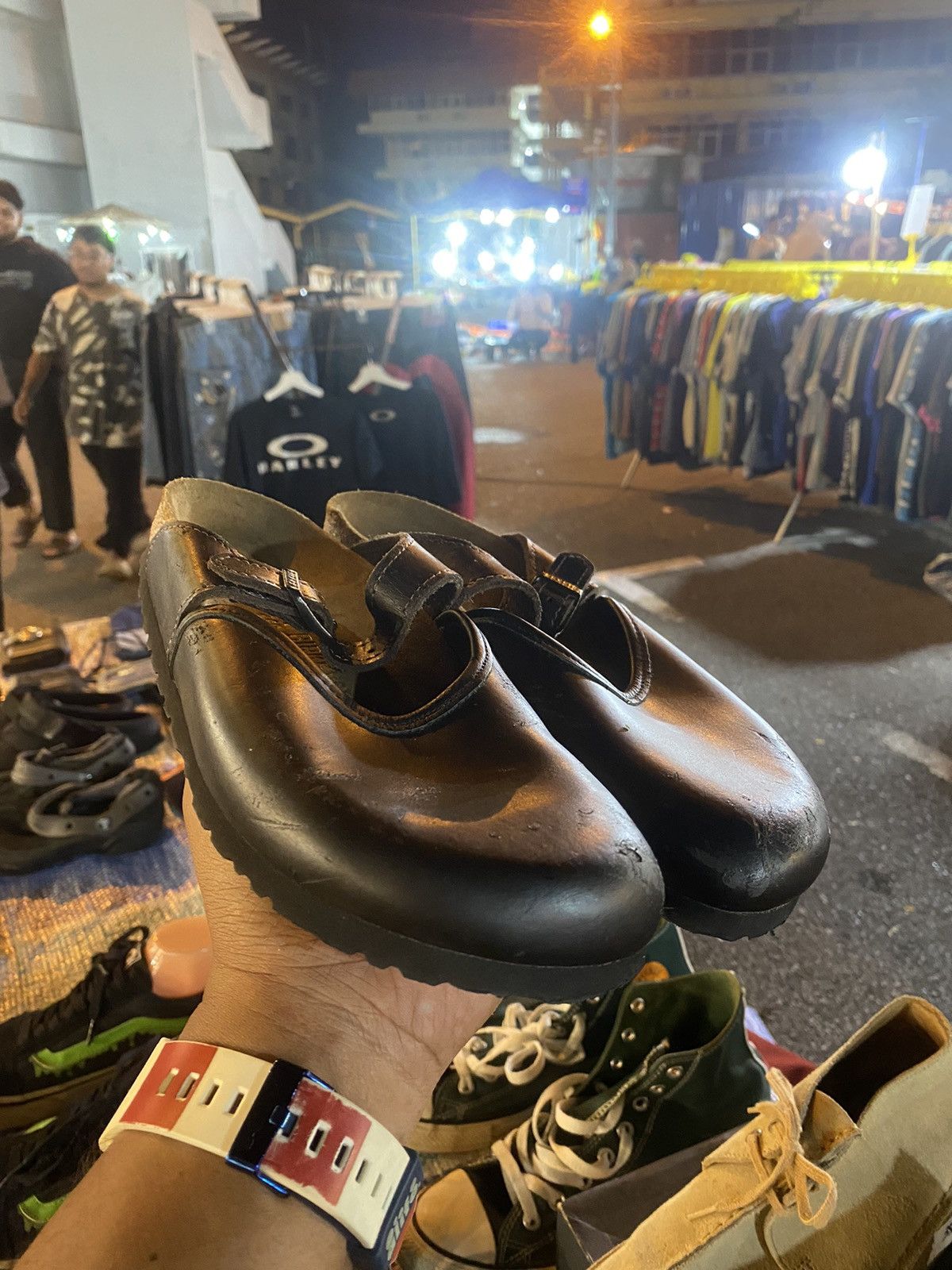 Birkenstock × Leather Birkenstock Rosemead Clog Black Leather Size US 7.5 / IT 37.5 - 2 Thumbnail