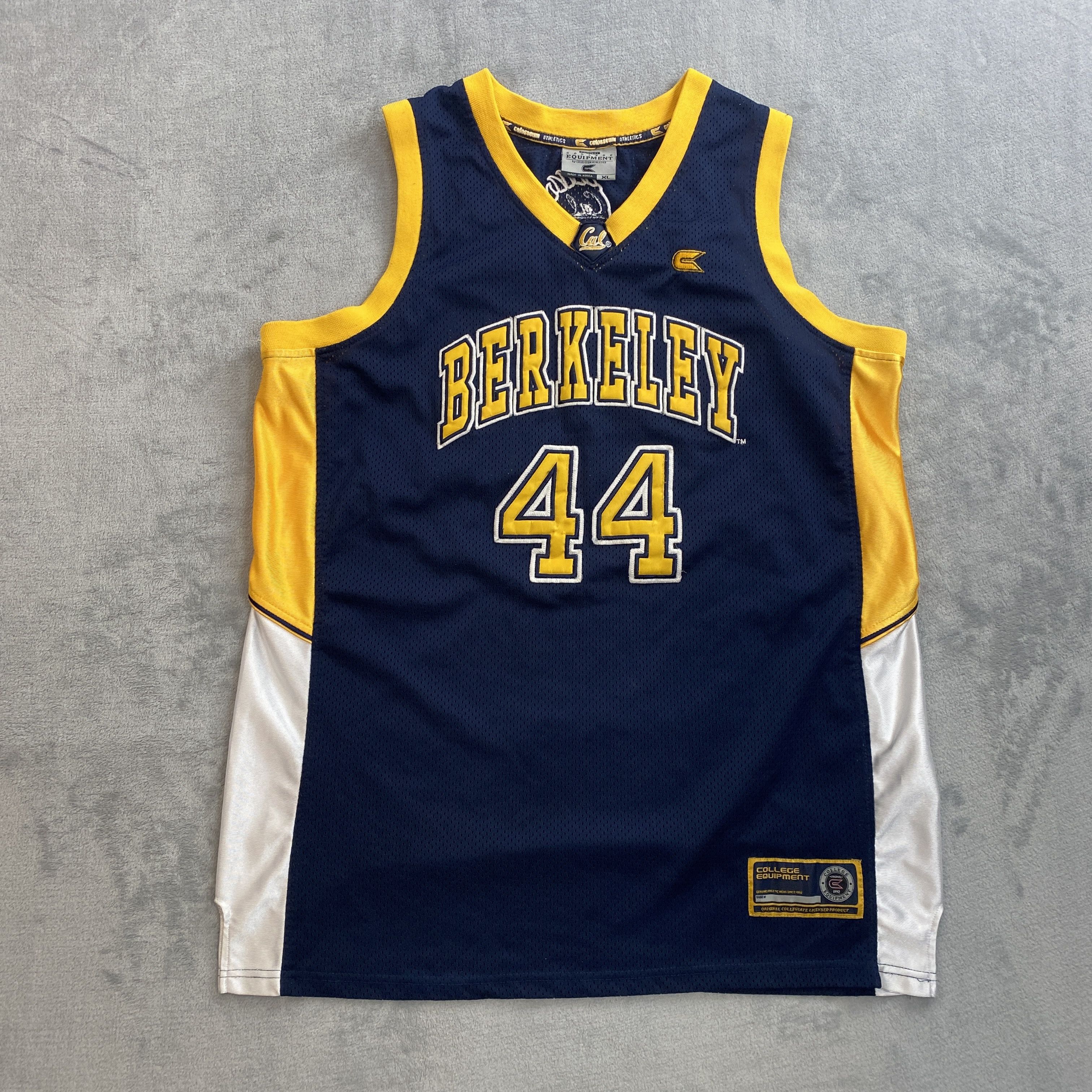 Colosseum Athletics × Vintage BERKELEY CAL GOLDEN BEARS #44 ABDUL-JABBAR Basketball Jersey Size US XL / EU 56 / 4 - 1 Thumbnail
