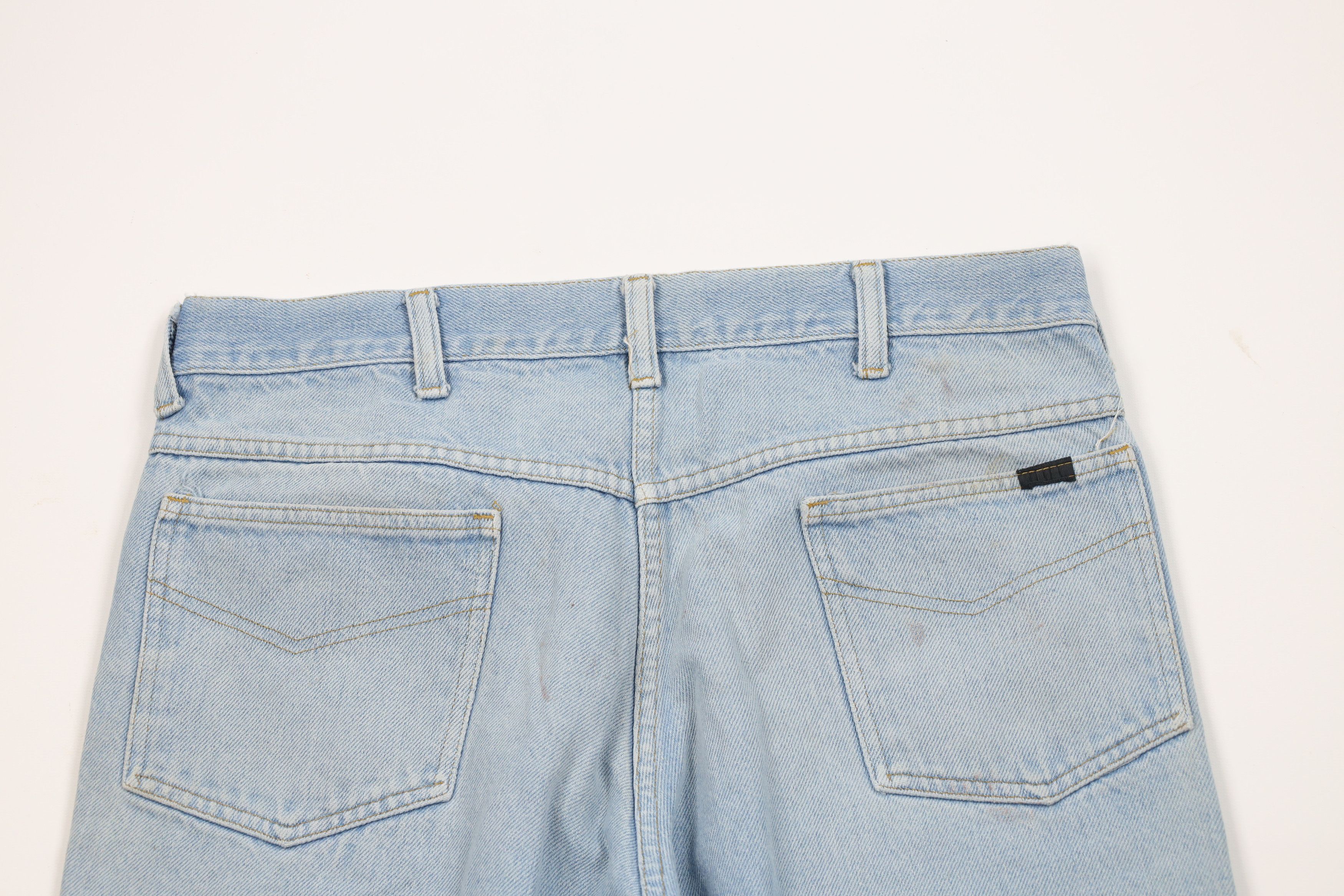 Vintage Vintage 70s Streetwear Flared Wide Leg Denim Jeans USA Size US 34 / EU 50 - 12 Thumbnail