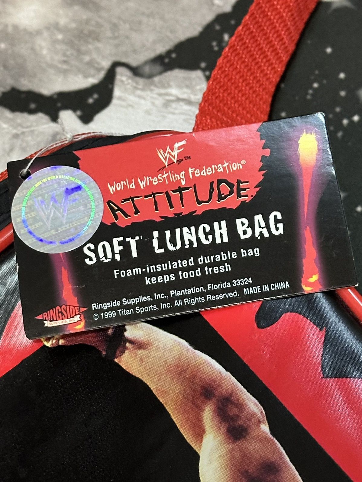 WWF WWF Stone Cold Steve Austin Lunch Bag Size ONE SIZE - 5 Thumbnail