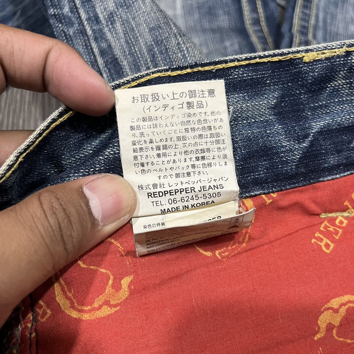 Seditionaries RedPepper Denim Snake Skin Patch Faded Pant Size US 32 / EU 48 - 18 Thumbnail