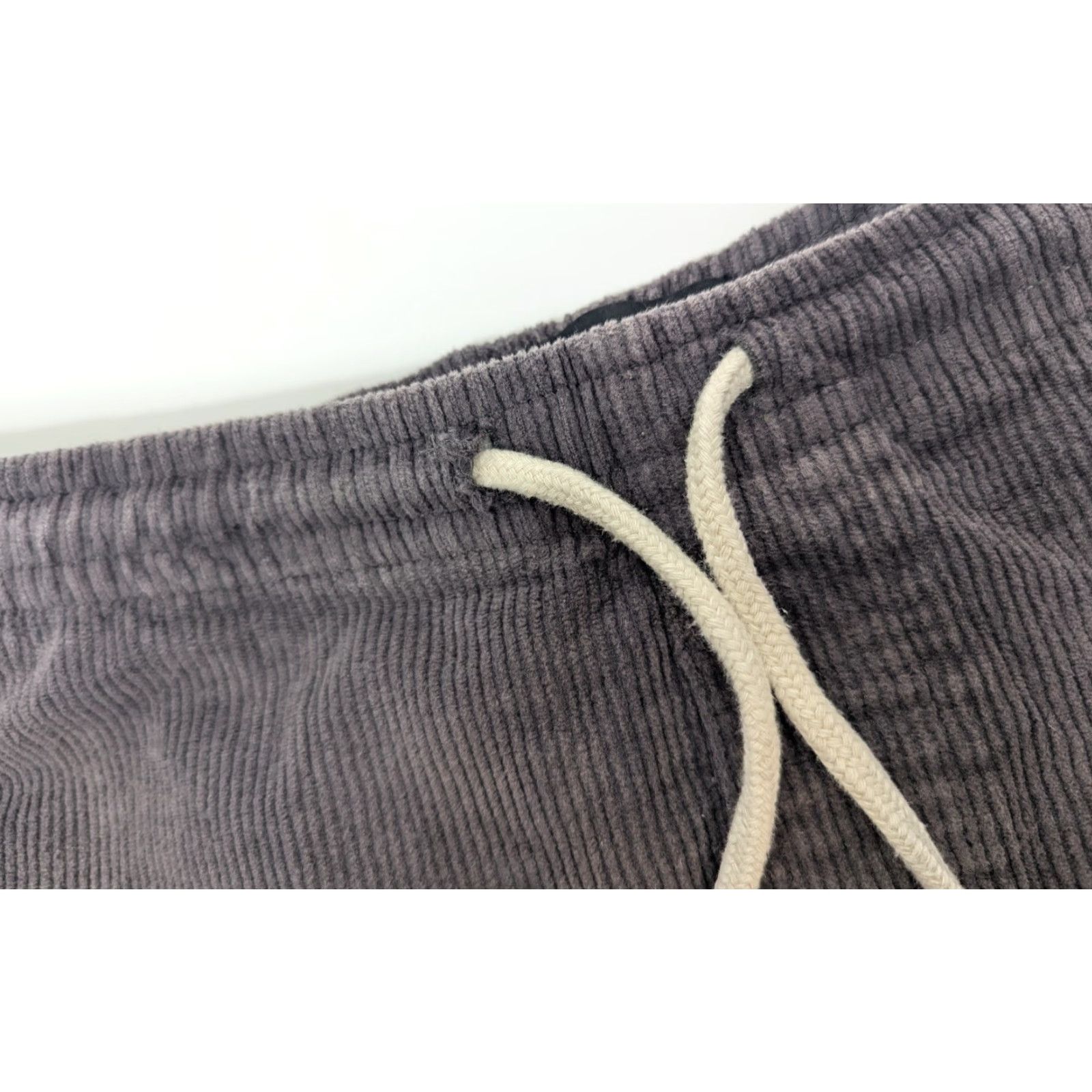 Rsq RSQ Cargo Shorts Corduroy Gray L Men’s Size Large Drawstring Skater Streetwear Surf Board Size US 33 - 3 Thumbnail