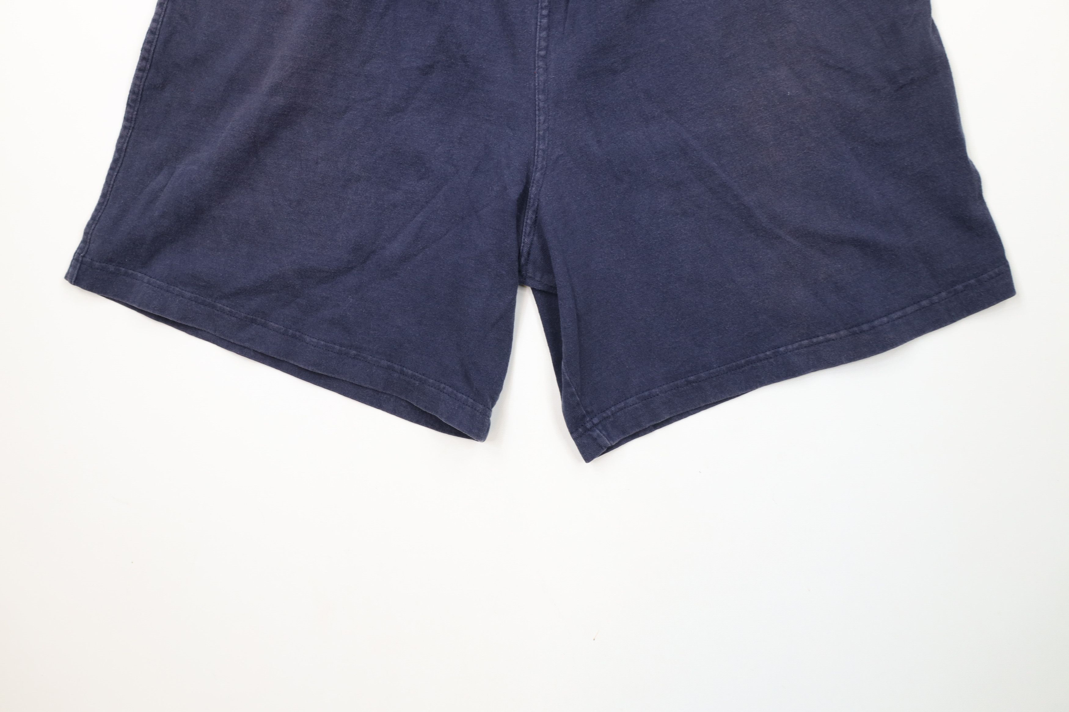 Vintage Vintage 90s Streetwear Faded Above Knee Shorts Blue Cotton Size US 34 / EU 50 - 4 Thumbnail