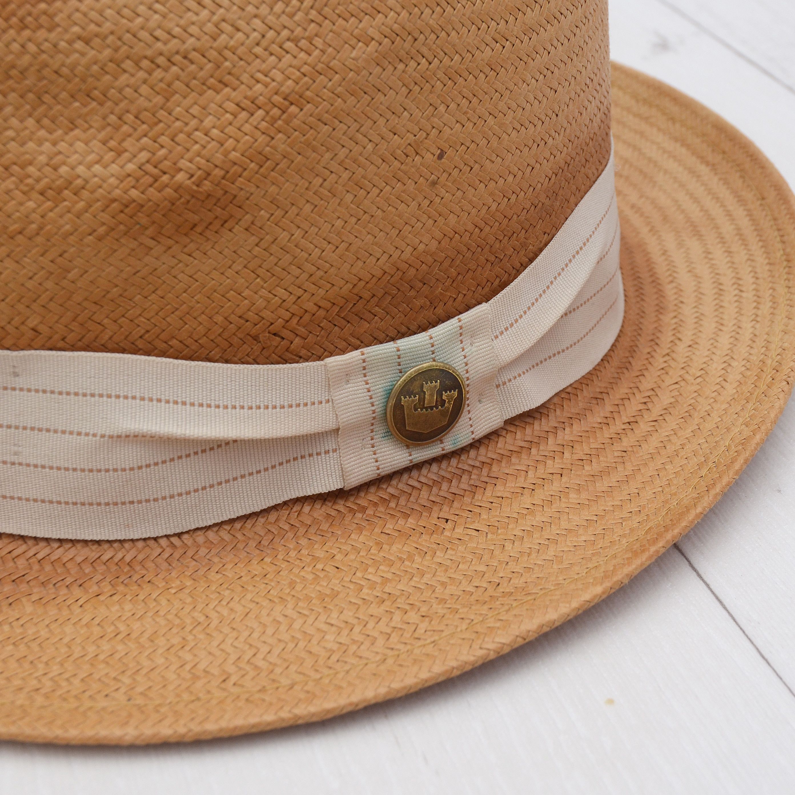 Goorin Bros. Goorin Bros Panama Hat Straw Fedora Ribbon 100% Paper Size ONE SIZE - 6 Thumbnail