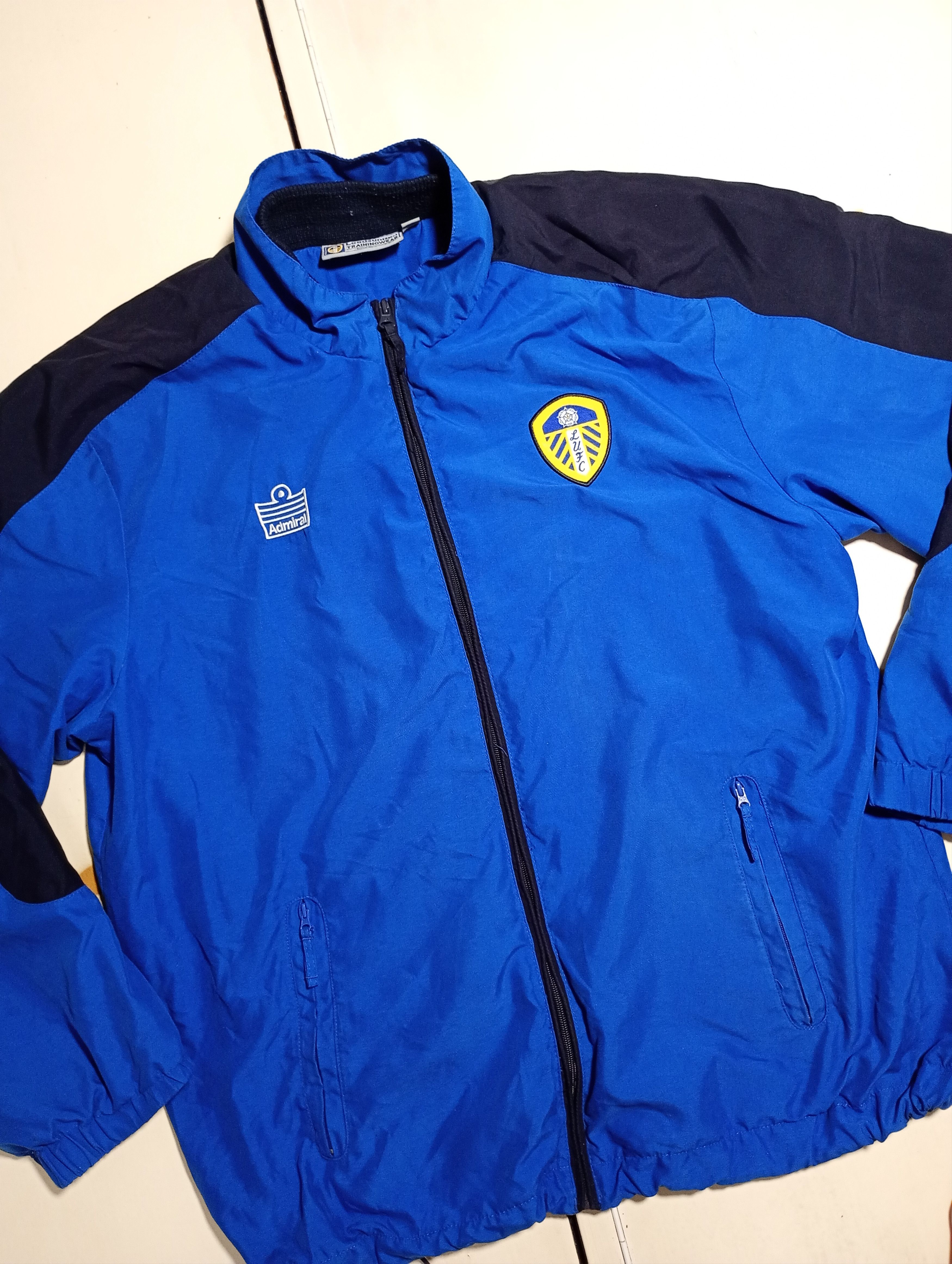 Vintage Admiral Leeds United Track Top Jacket 2006-2008 Size US L / EU 52-54 / 3 - 5 Thumbnail