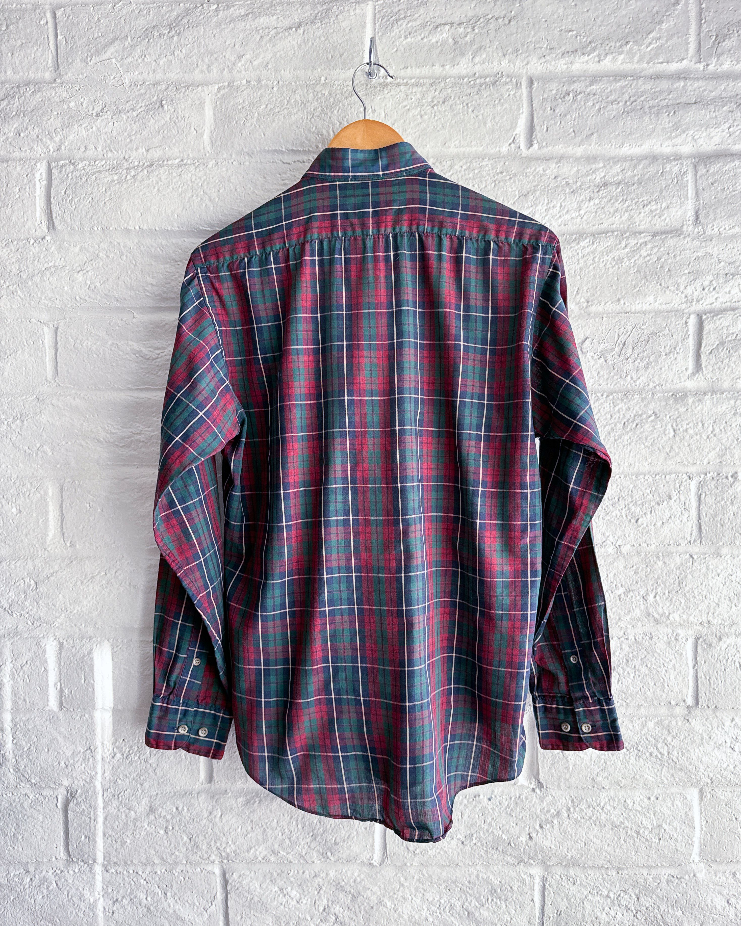 Gap Vintage 90s Gap Plaid Long Sleeve Button Down Shirt Men's M Size US M / EU 48-50 / 2 - 4 Thumbnail