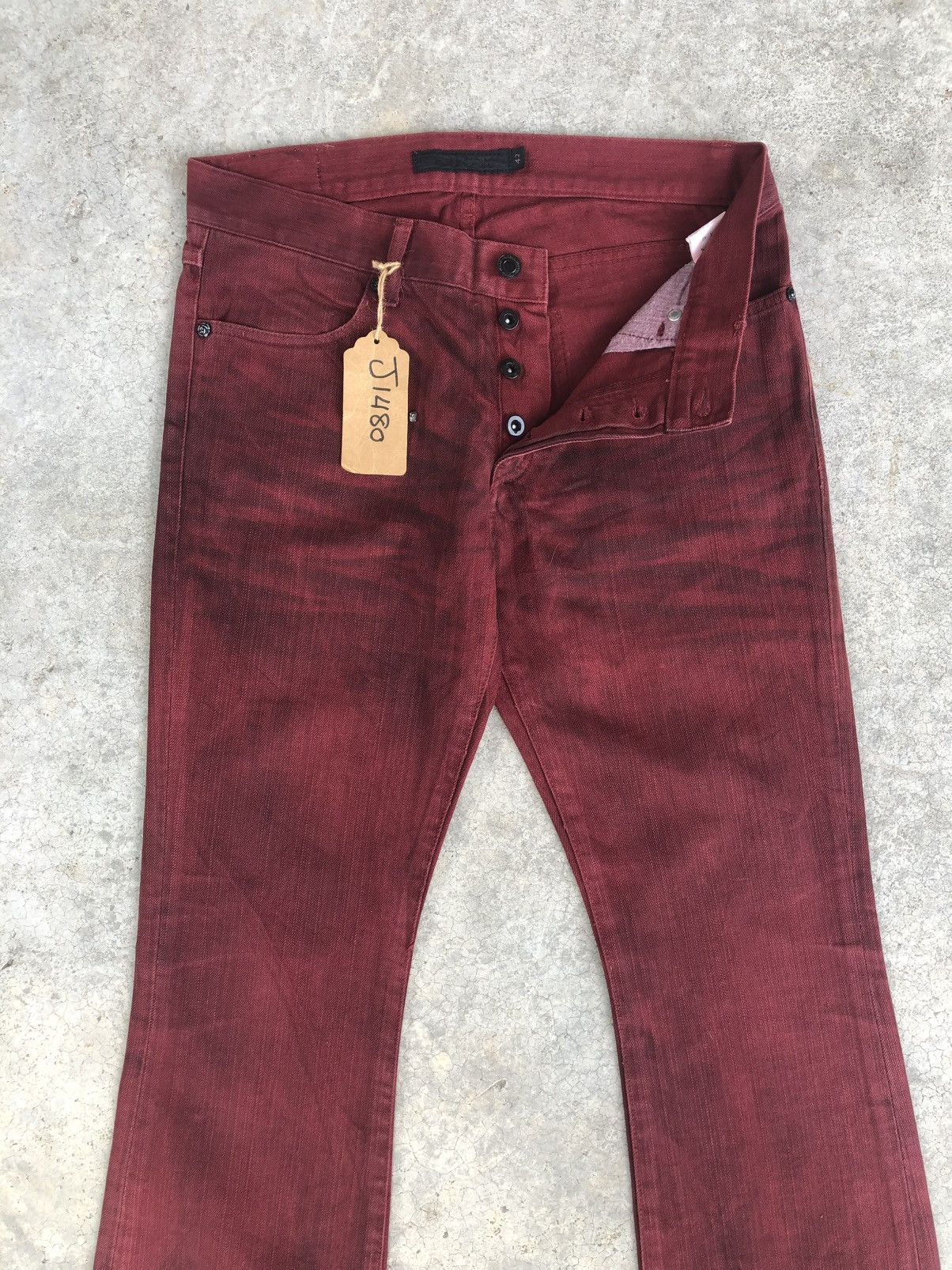 GOSTAR DE FUGA Japanese Fuga Flared Jeans Distressed Jeans Size US 30 / EU 46 - 3 Thumbnail