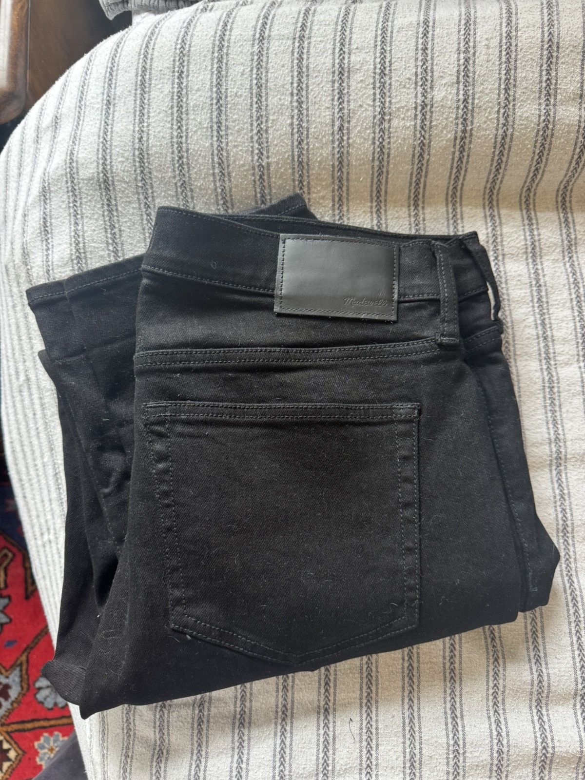 Madewell Madewell Black Denim Size US 34 / EU 50 - 3 Thumbnail