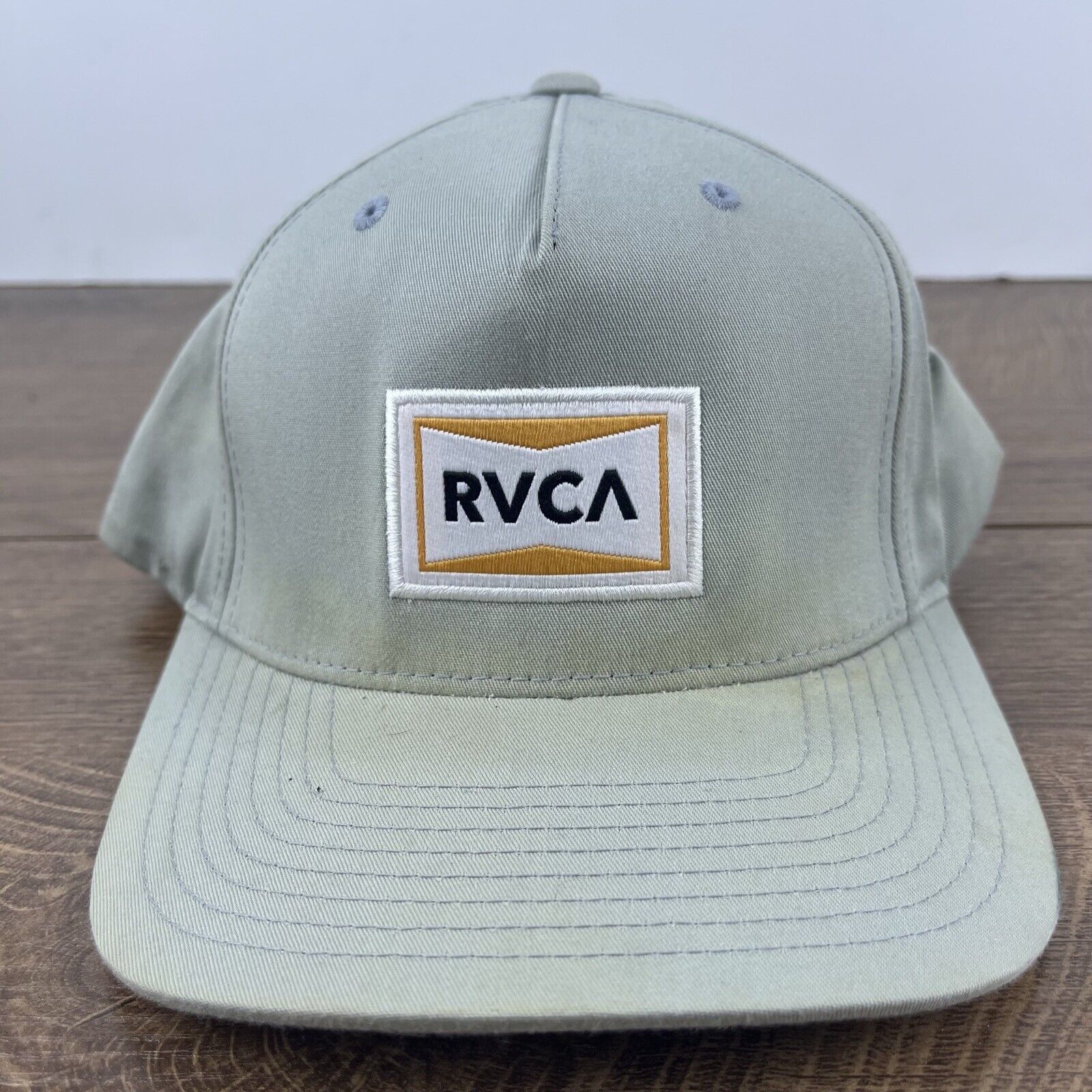 RVCA RVCA Snapback Hat RVCA Snapback Gray Hat Adjustable Hat Gray Size ONE SIZE - 3 Thumbnail