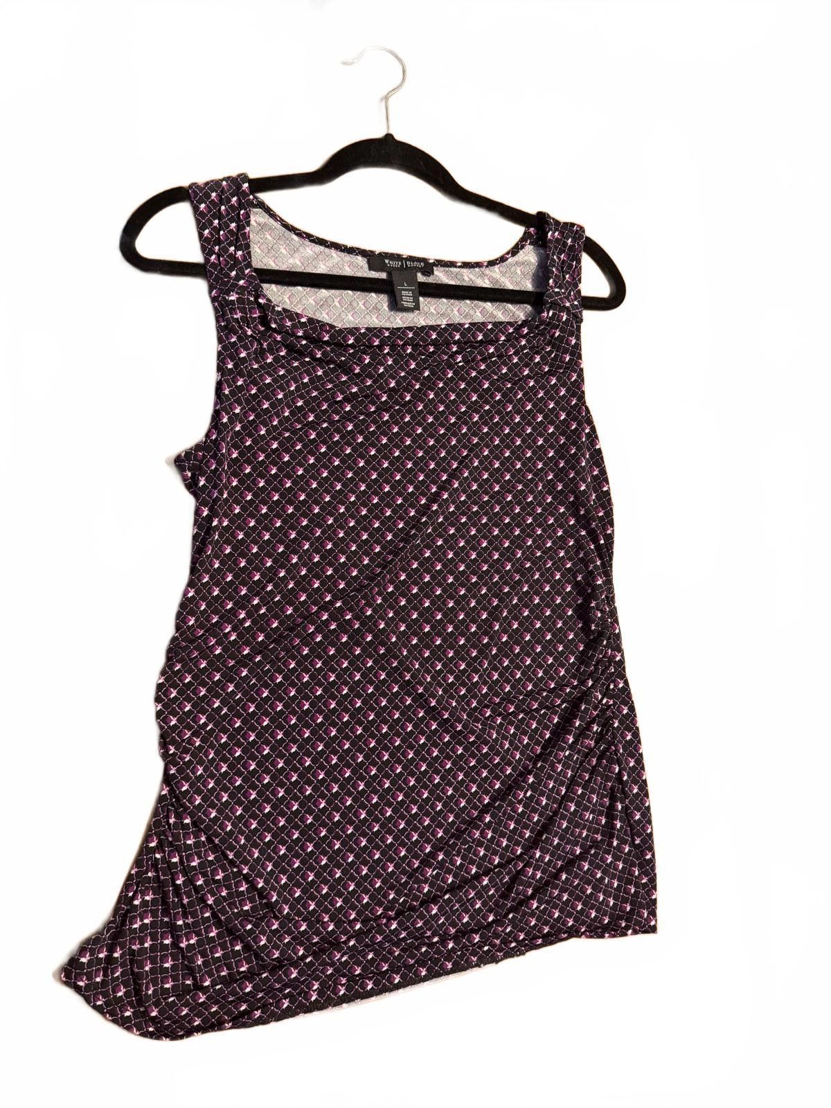 Other White House Black Market Sleeveless Printed Tank Top Size L Size L / US 10 / IT 46 - 3 Thumbnail
