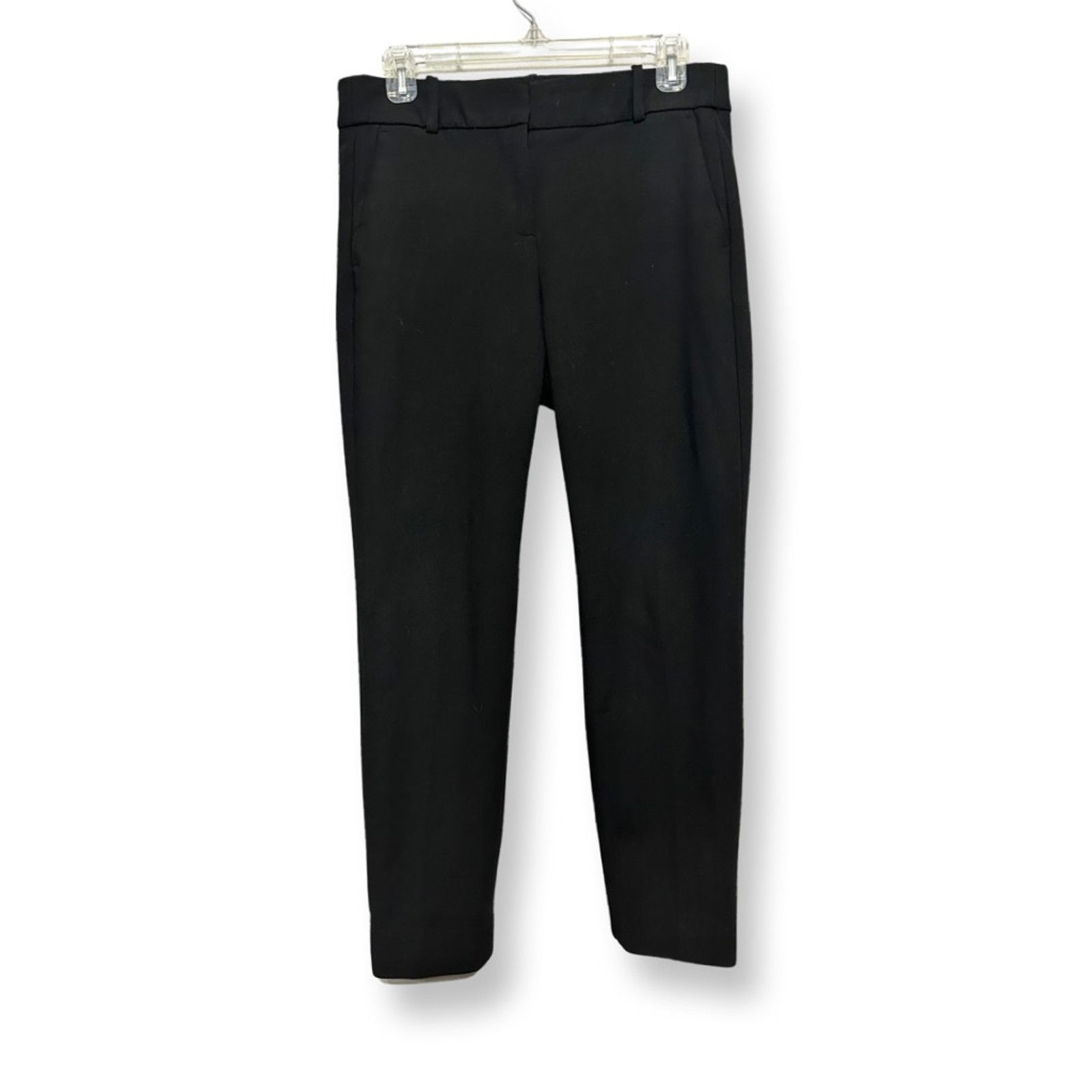 J.Crew J Crew Career Pants Black Flat Front Skinny Stretch Pockets6 Size 28" / US 6 / IT 42 - 1 Thumbnail