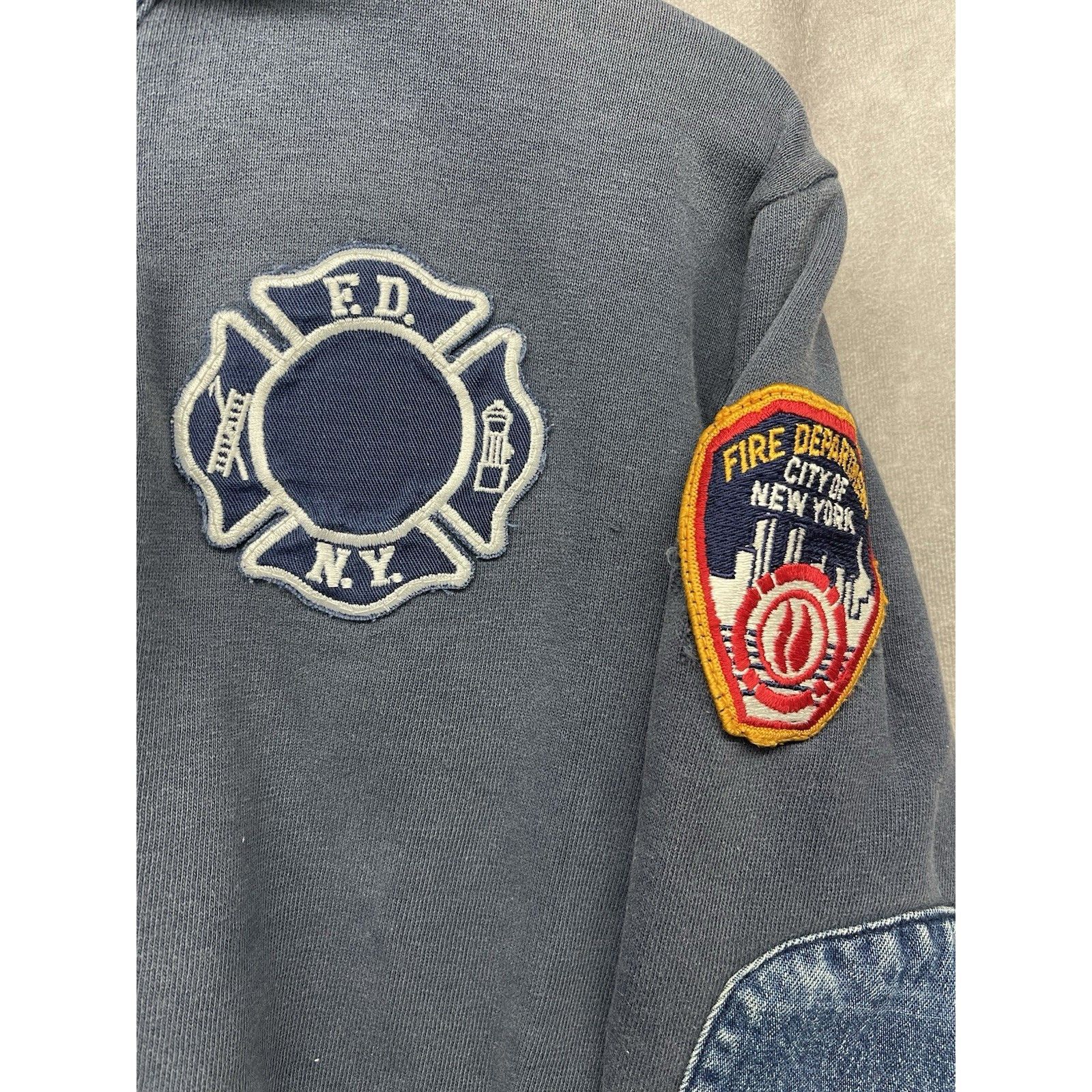 Other VINTAGE 60S 70S FDNY RUBIN BROTHERS JOB SHIRT UNION MADE CHI Size ONE SIZE - 2 Thumbnail