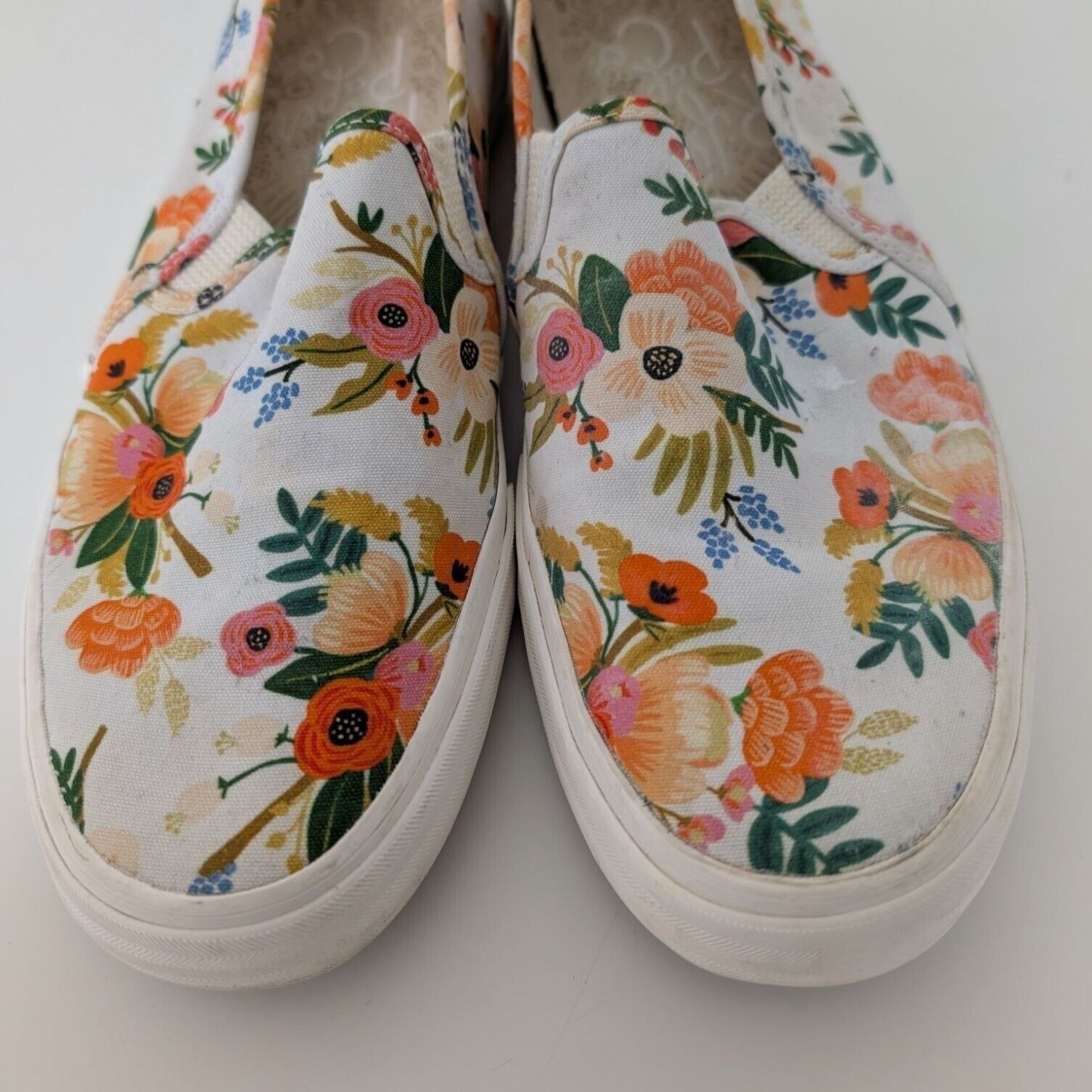 Keds Keds Rifle Paper Co Floral Sneakers Womens Size 11 White Size US 11 / IT 41 - 3 Thumbnail