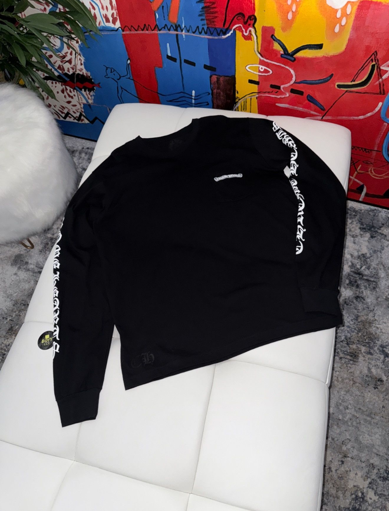 Chrome Hearts Chrome hearts logo long sleeve t shirt Size US XL / EU 56 / 4 - 2 Thumbnail