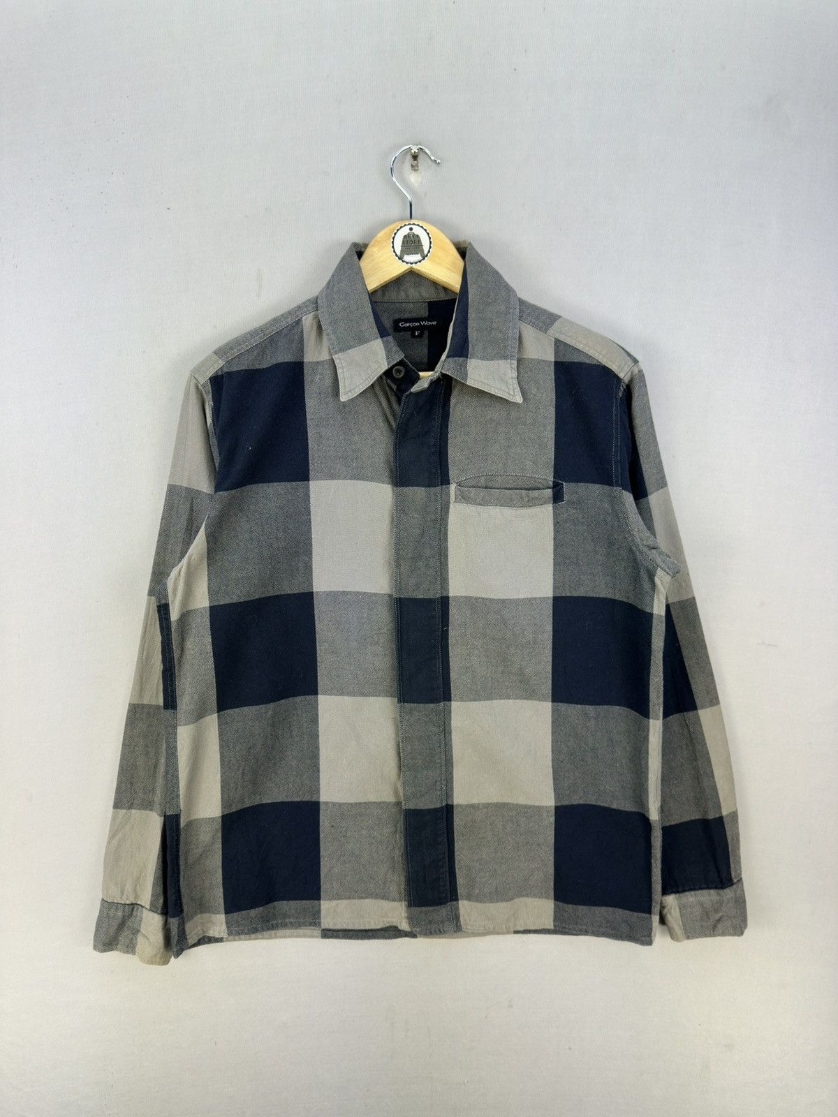 Comme des Garcons Garcon Wave Checkered Flannel Shirt Size US M / EU 48-50 / 2 - 1 Thumbnail