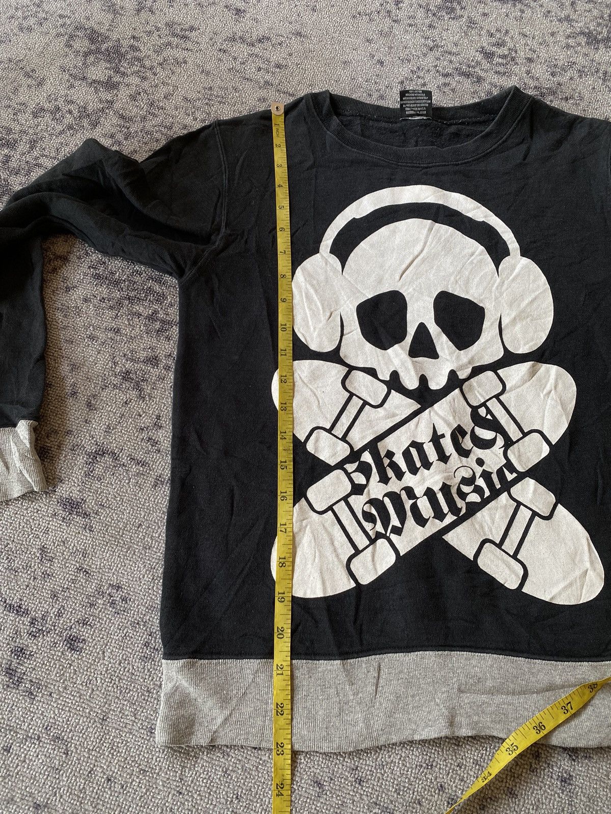 Hysteric Glamour × If Six Was Nine × Japanese Brand Y2k Great Laundry skull ifsixwasnine sweatshirt Size US S / EU 44-46 / 1 - 9 Thumbnail