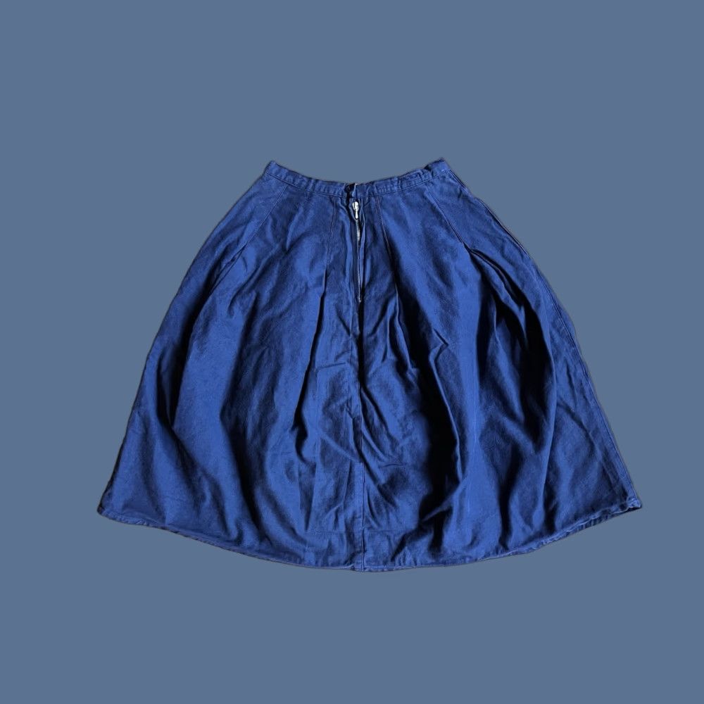 Vintage VINTAGE Katharine Hamnett High Waist Pleated Midi Skirt Women’s Large Blue Skirt Size 36" / US 14 / IT 50 - 1 Thumbnail