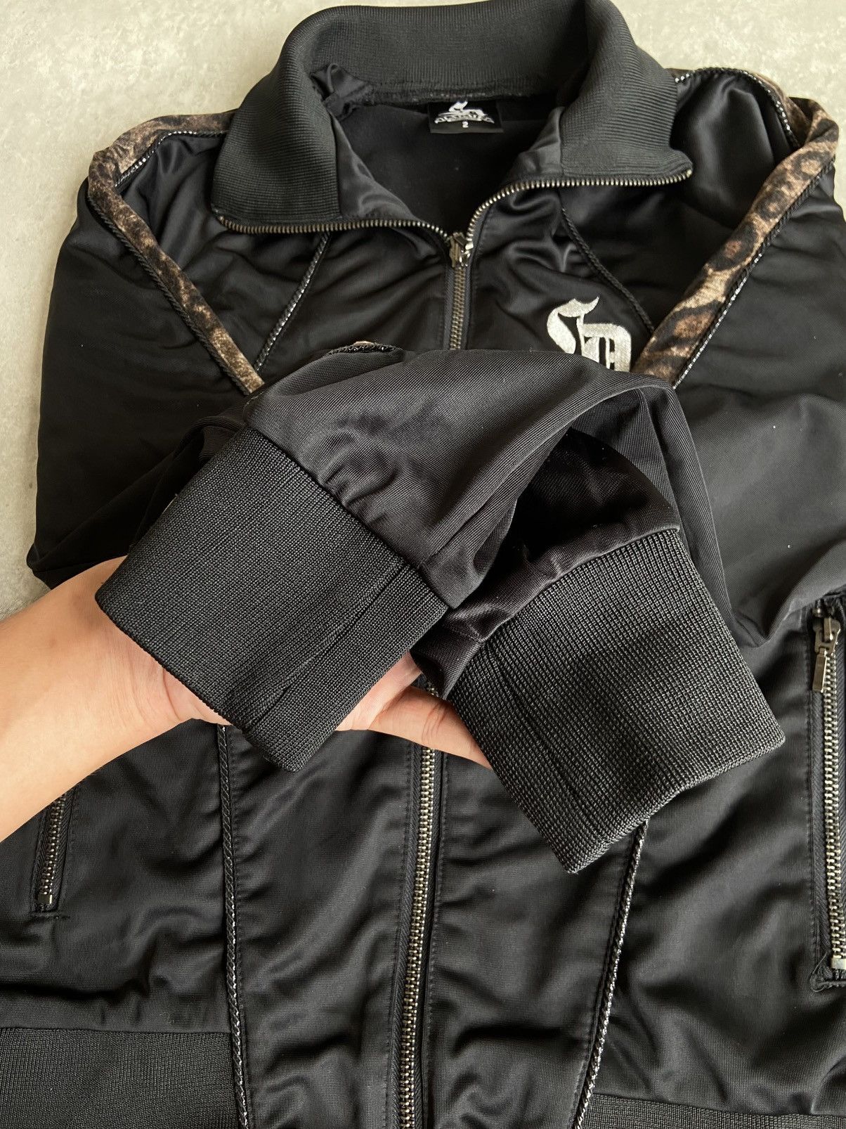 Affliction × If Six Was Nine × Le Grande Bleu (L.G.B.) La Gate Leopard Training Jacket Size US M / EU 48-50 / 2 - 10 Thumbnail