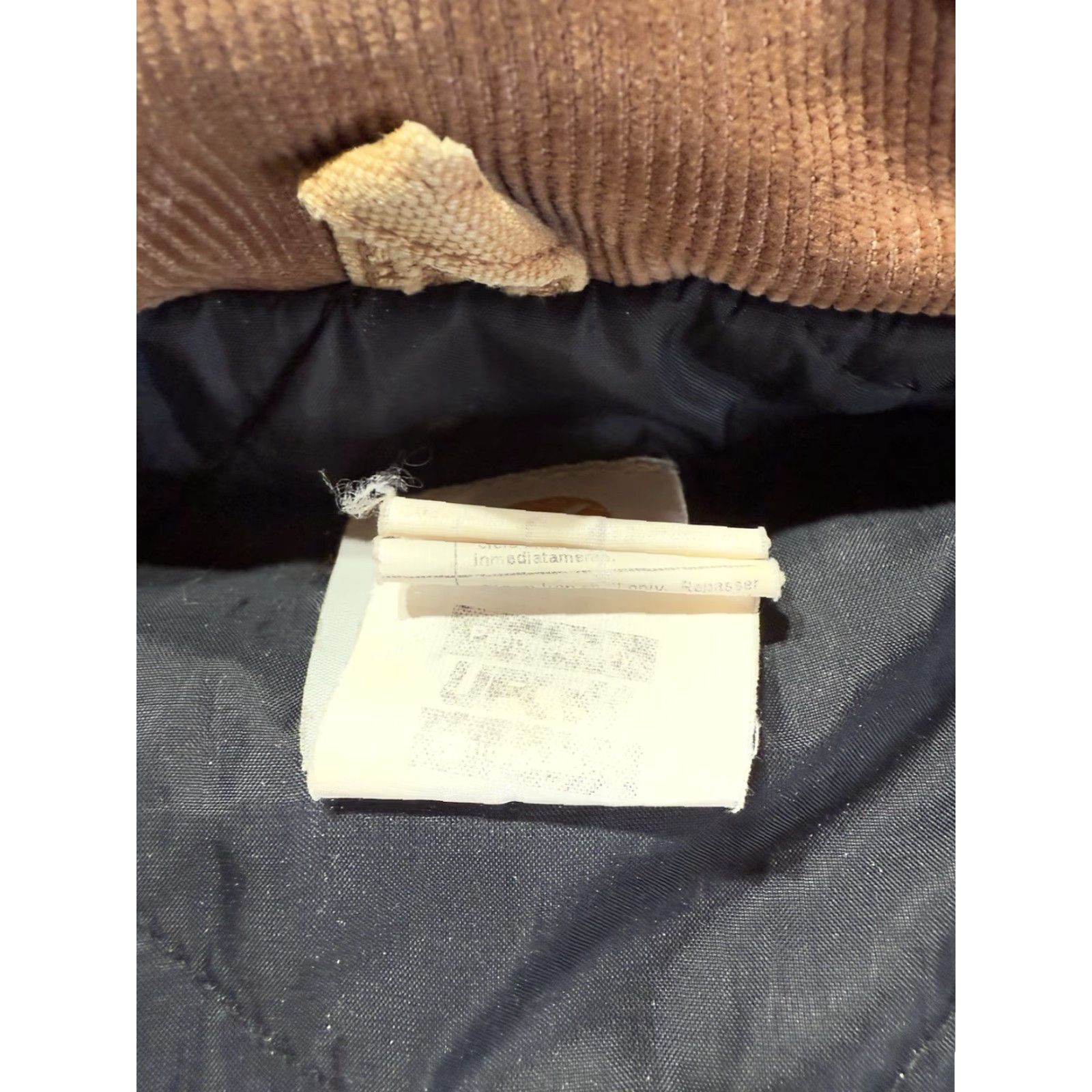 Carhartt VINTAGE Carhartt Jacket 3XL Tan Distressed Faded 90s Workwear Logo Quilted Zipper Carhartt C03 Mens Size US XXL / EU 58 / 5 - 6 Thumbnail