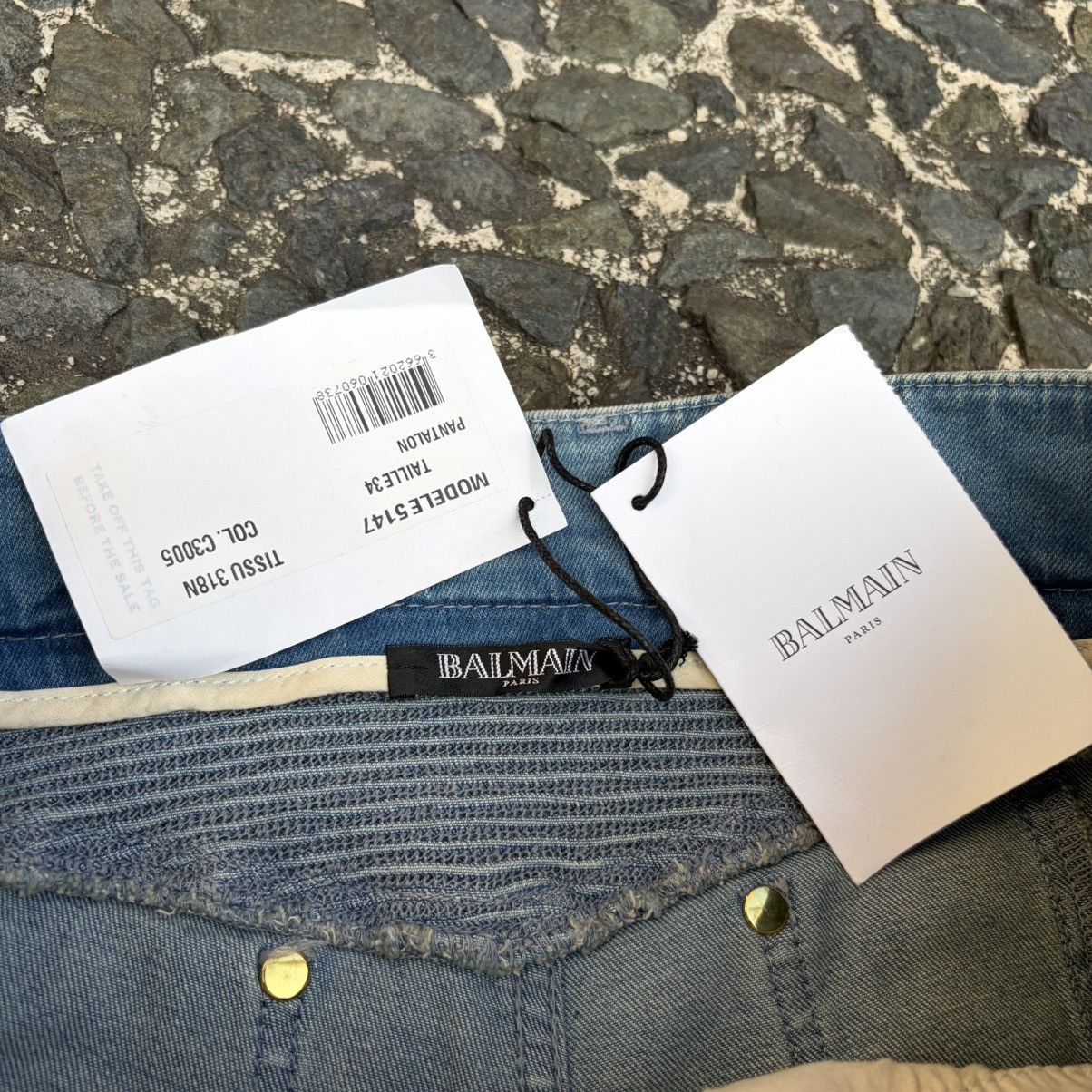 Balmain Balmain Biker Jeans Ankle Zip Size 27" / US 4 / IT 40 - 7 Thumbnail