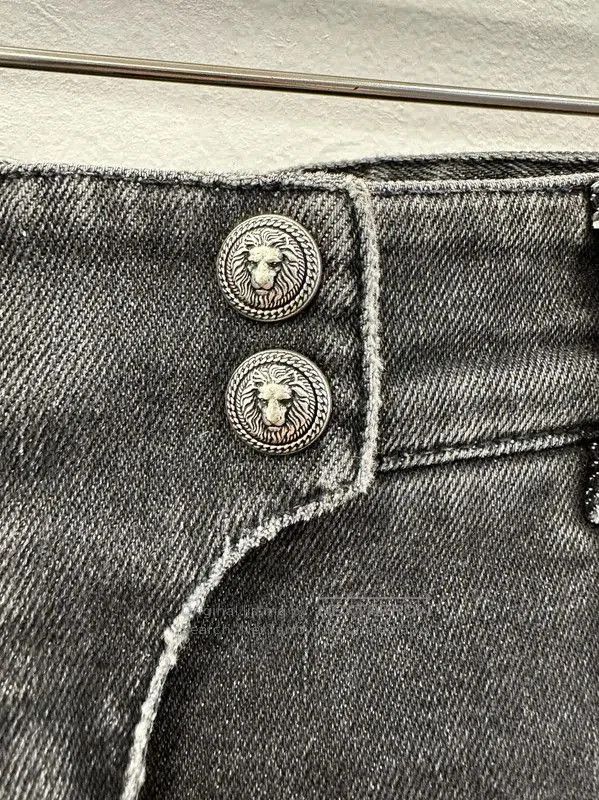Balmain Balmain Gray Women's Denim Jeans Size M . Size 27" / US 4 / IT 40 - 3 Thumbnail