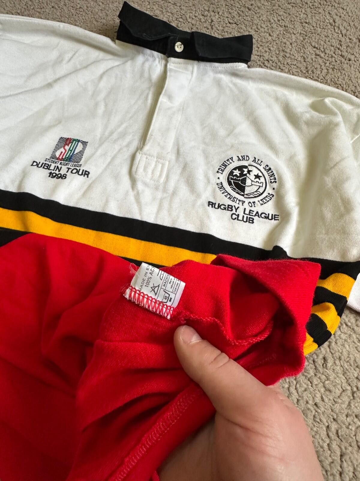 Other University of Leeds Rugby League Club Dublin Tour 1998 Sz L Size US L / EU 52-54 / 3 - 6 Thumbnail
