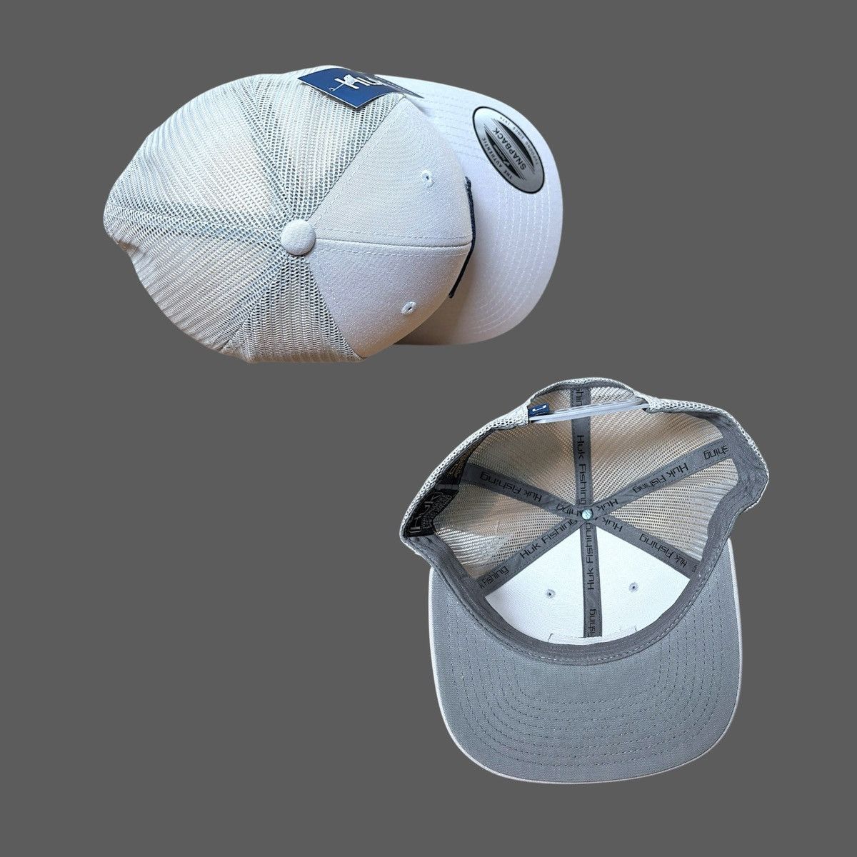 Other Huk Men’s Big State Grey Trucker Hat Sz OS Size ONE SIZE - 6 Thumbnail