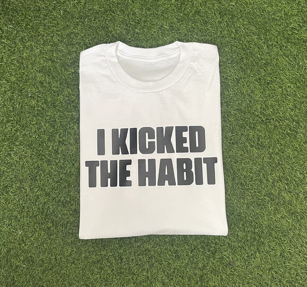 Vintage I KICKED THE HABIT TSHIRT Size US XL / EU 56 / 4 - 1 Preview