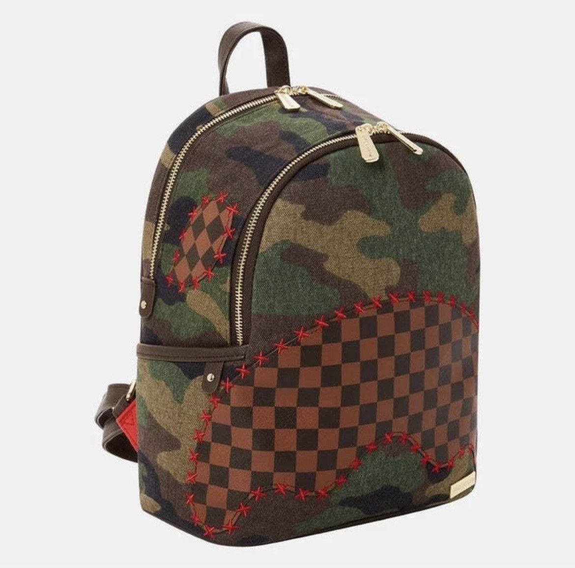 Sprayground Small sprayground shark shape camo check bag Size ONE SIZE - 2 Thumbnail