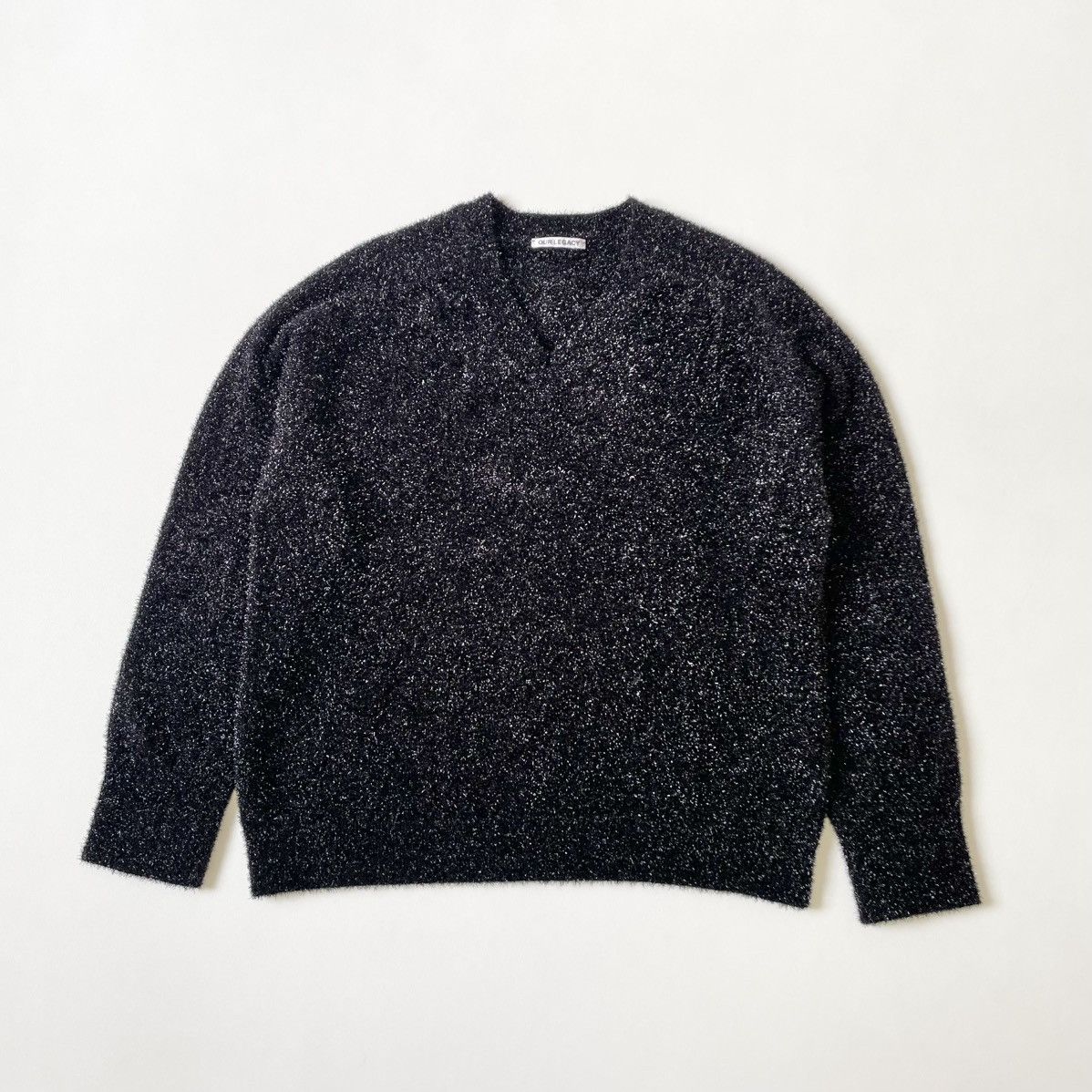 Our Legacy Sample ‘Black Glitter’ Raglan Sweater Size US L / EU 52-54 / 3 - 1 Thumbnail