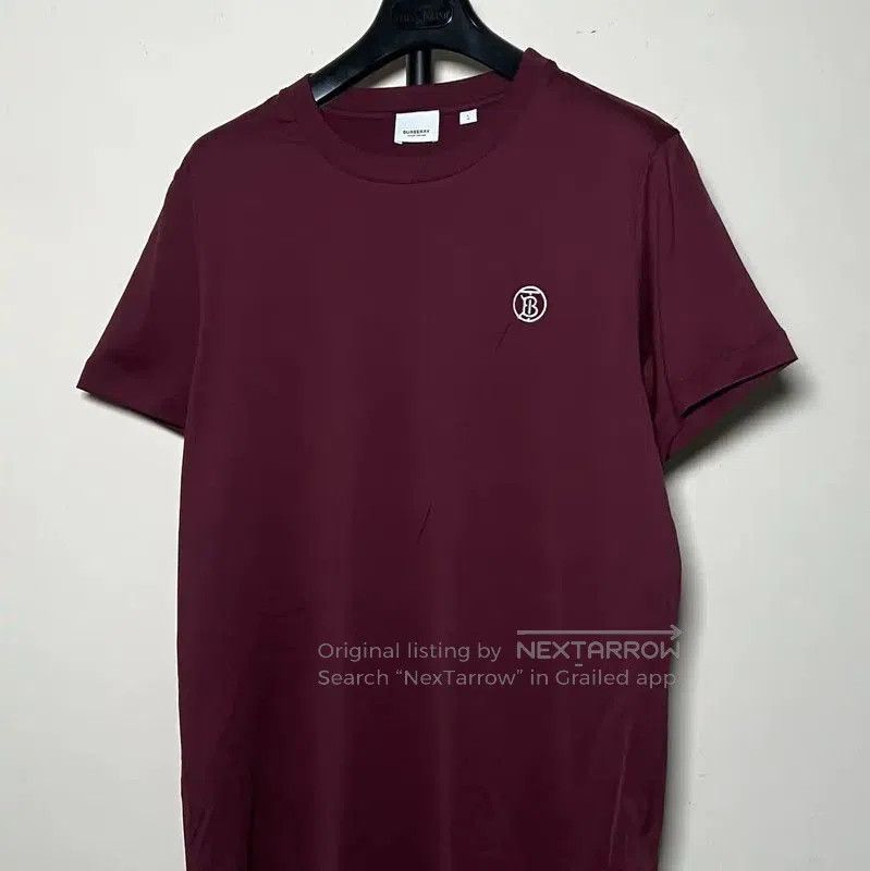 Burberry Burberry Men's Fuchsia Cotton T-Shirt. Size US L / EU 52-54 / 3 - 2 Thumbnail