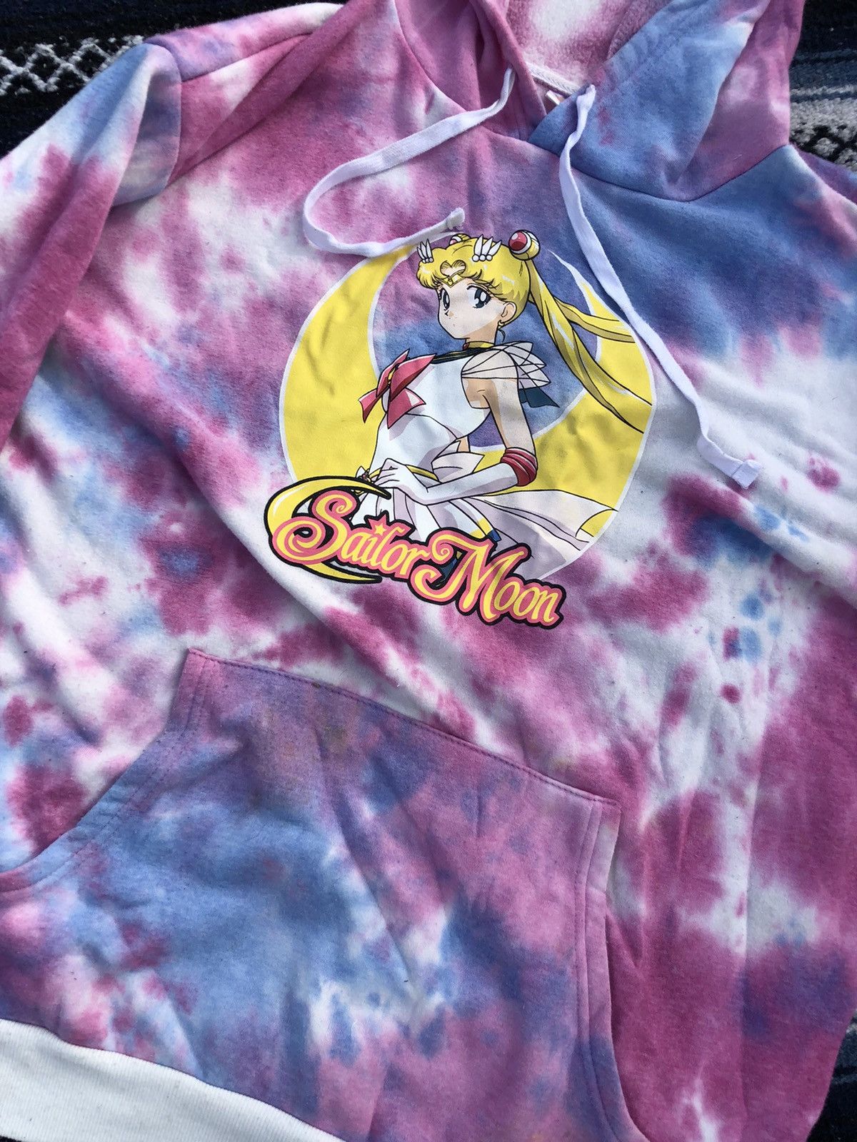 Cartoon Network × Vintage 90s Tye dye xl Sailor Moon Hoodie Japan Size US XL / EU 56 / 4 - 4 Thumbnail