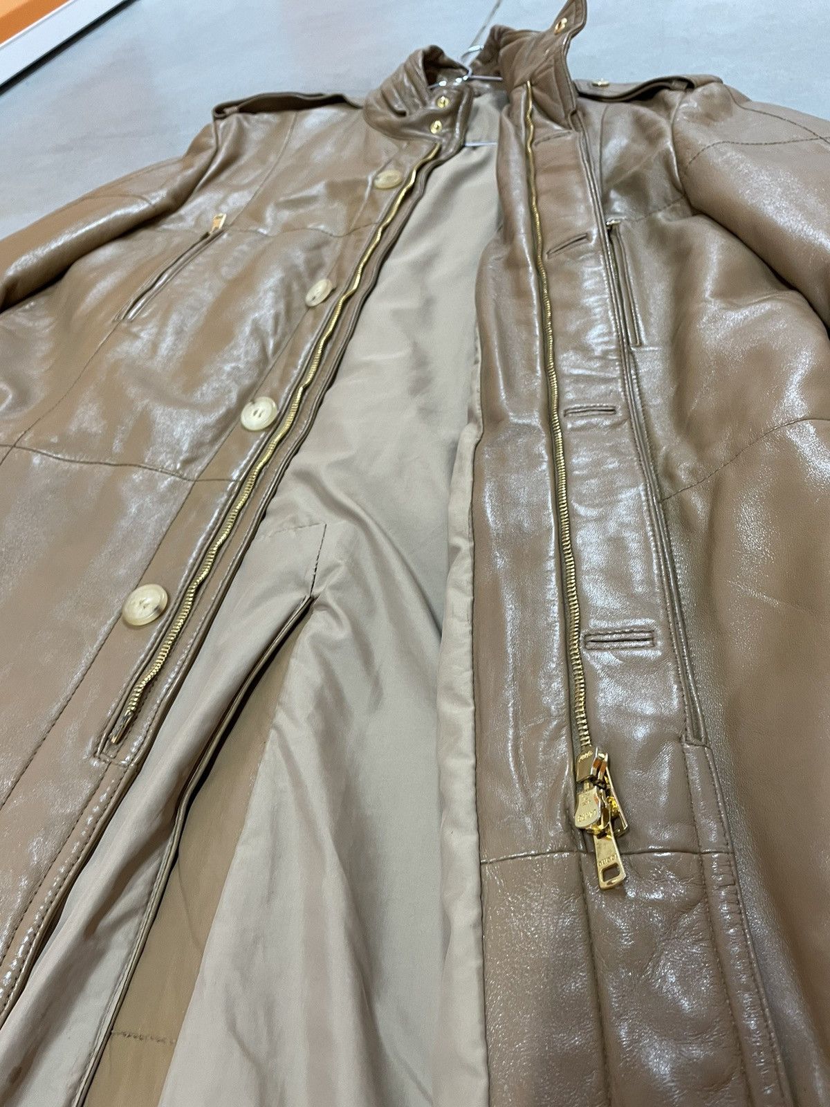 Gucci Runway Opening Fall2000-2001 Gucci Leather Jacket Size US M / EU 48-50 / 2 - 22 Thumbnail