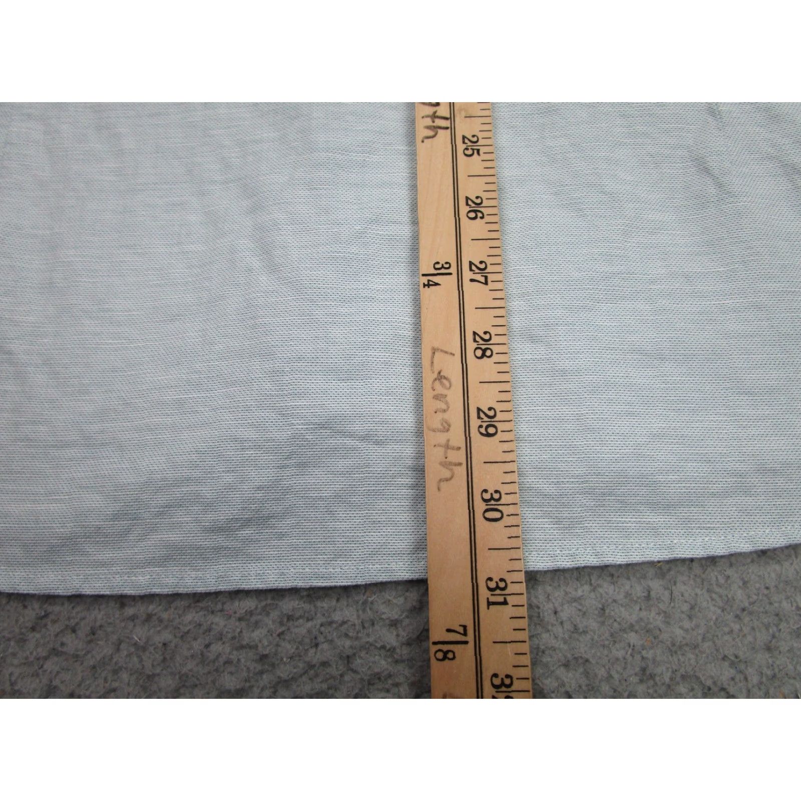 Ted Baker TED BAKER Shirt Mens XL Light Blue Short Sleeve Button-Up Linen Cotton Blend Size US XL / EU 56 / 4 - 7 Thumbnail