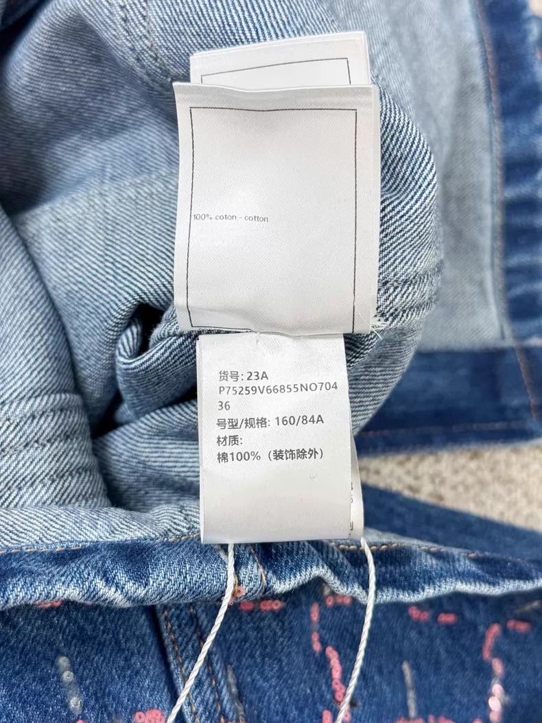 Chanel Chanel Colorful bead embroidery four-pocket denim jacket Size XS / US 0-2 / IT 36-38 - 7 Thumbnail