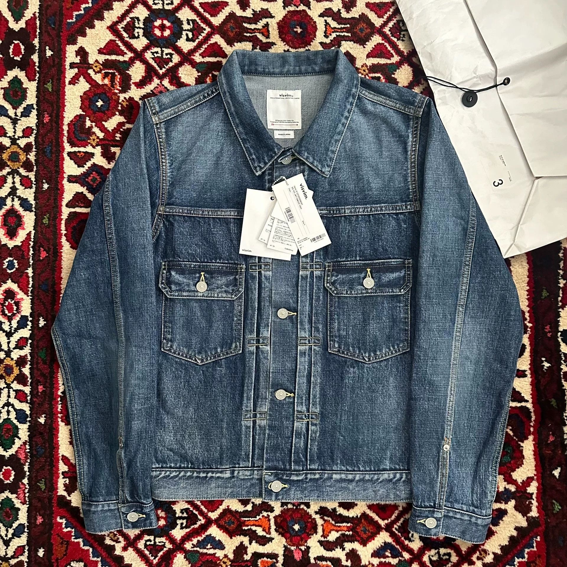 Visvim visvim 21ss 101 DMGD-1001 Denim Jacket Size US L / EU 52-54 / 3 - 1 Thumbnail