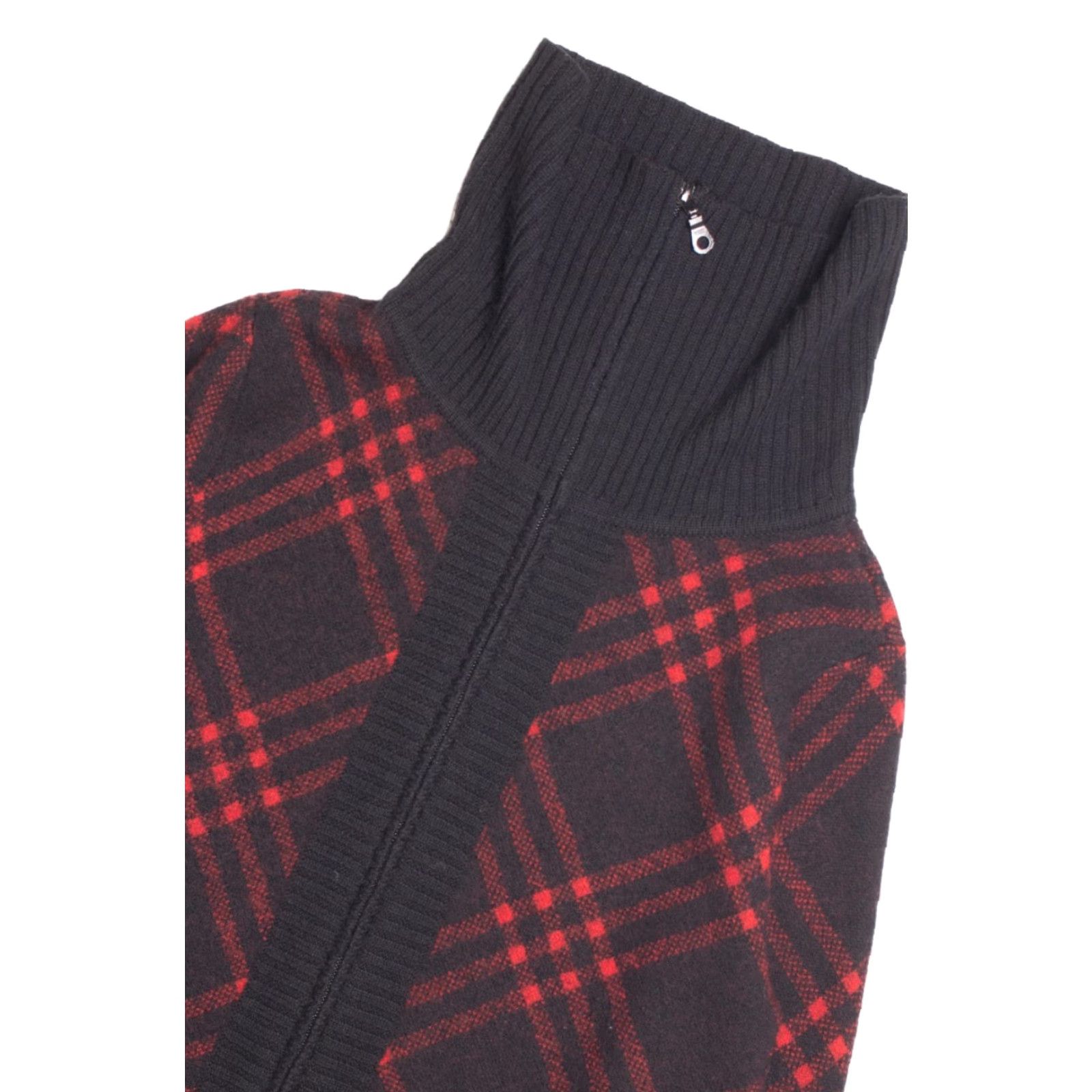 Pendleton VINTAGE Pendleton Red Plaid Sweater Medium Wool Knit Full Zip Mens Size M / US 6-8 / IT 42-44 - 2 Thumbnail