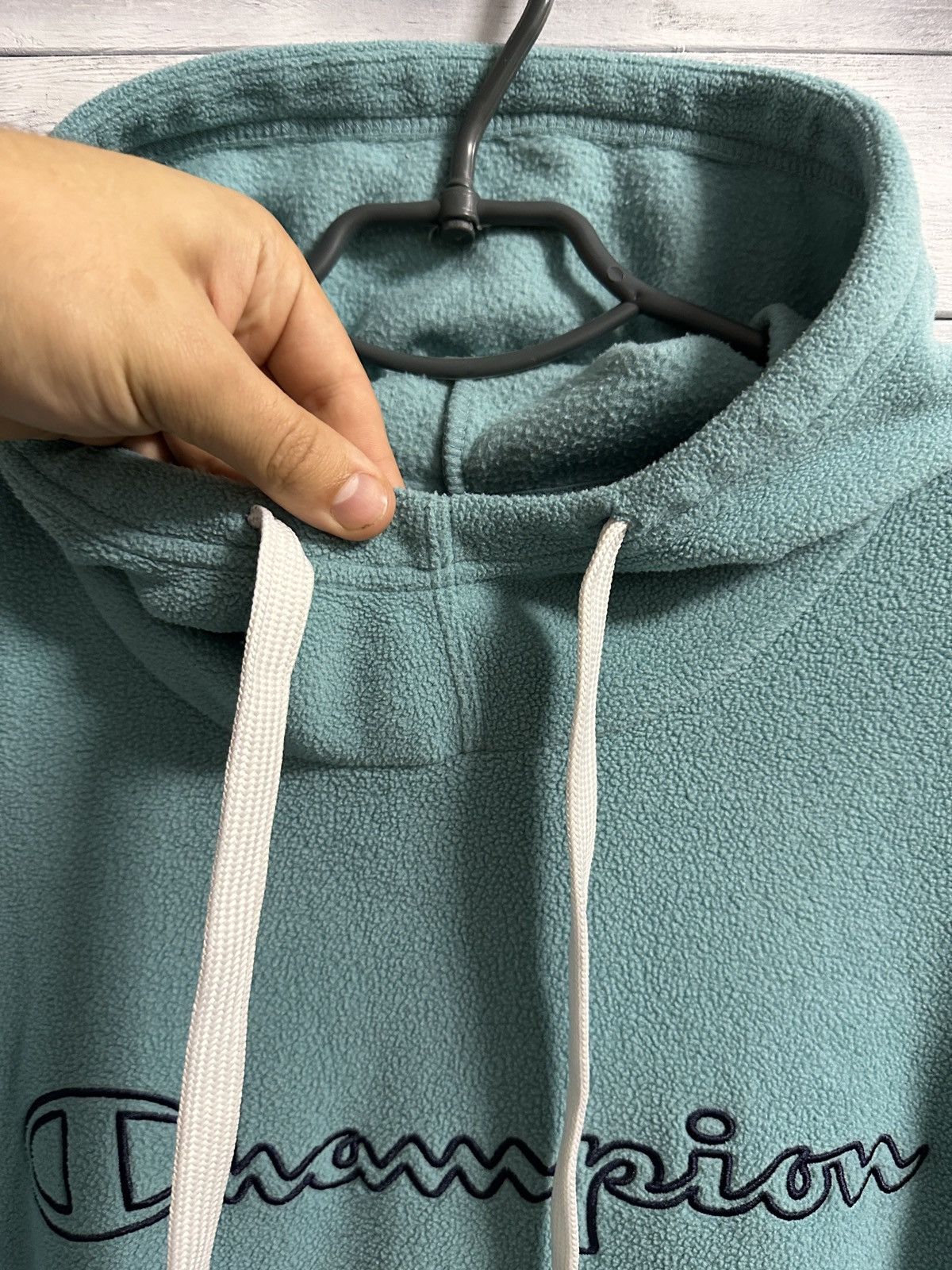 Champion Rare Vintage Fleece Hoodie Champion Big Logo Size US M / EU 48-50 / 2 - 6 Thumbnail