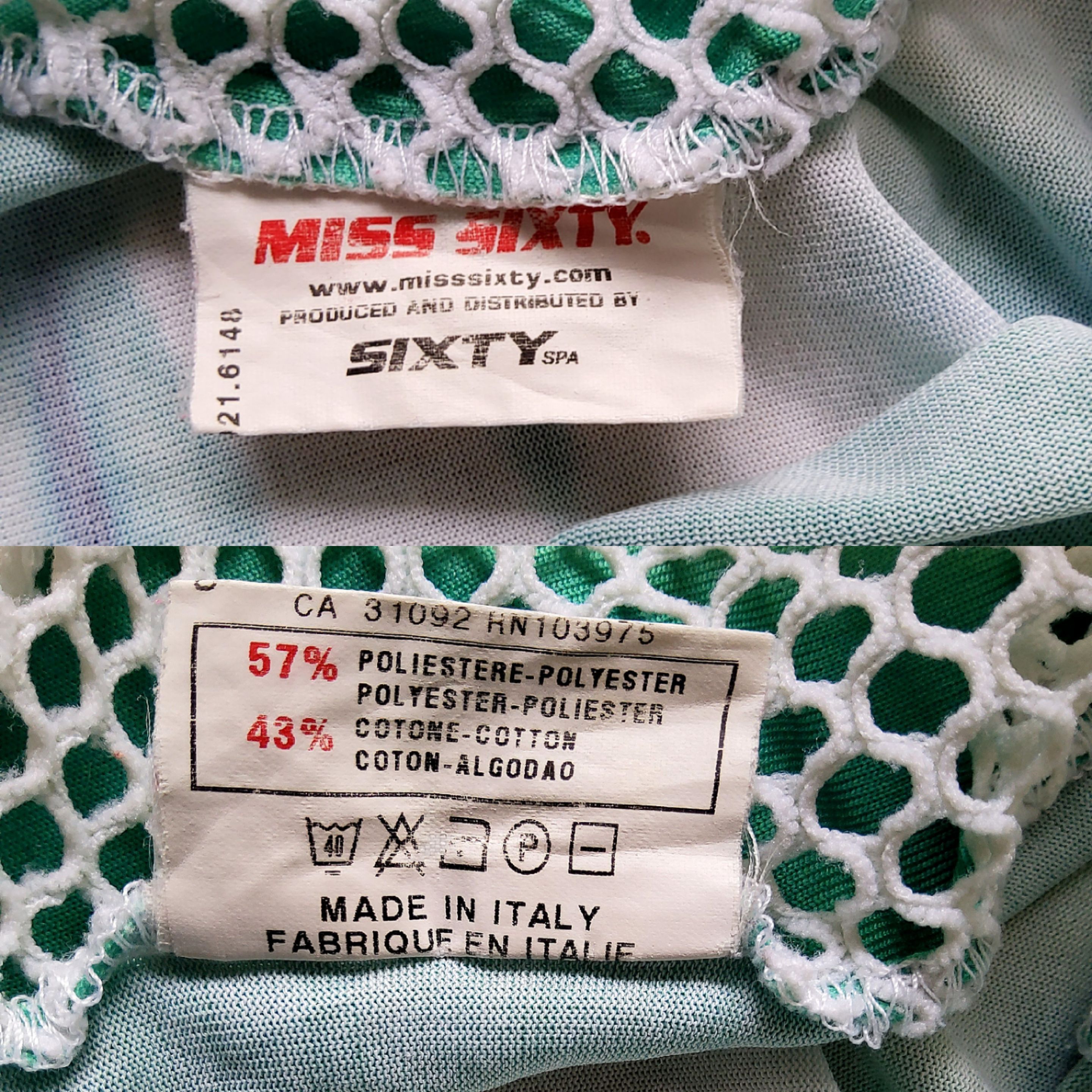 Miss Sixty Miss Sixty rare vintage y2k fairy print net micro top Size S / US 4 / IT 40 - 7 Thumbnail