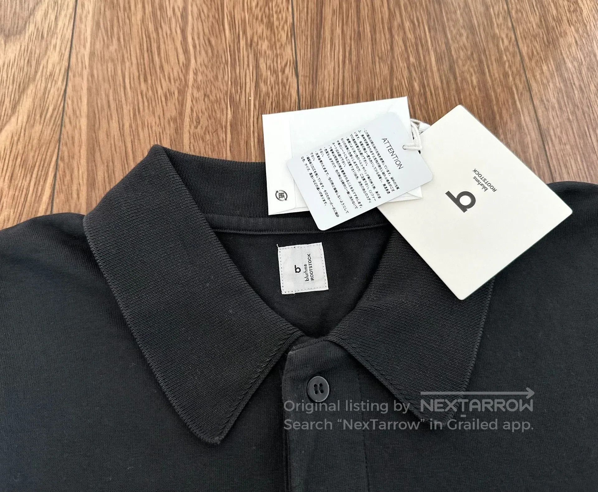 blurhms blurhms classic rugby shirt in black. Size US M / EU 48-50 / 2 - 3 Thumbnail