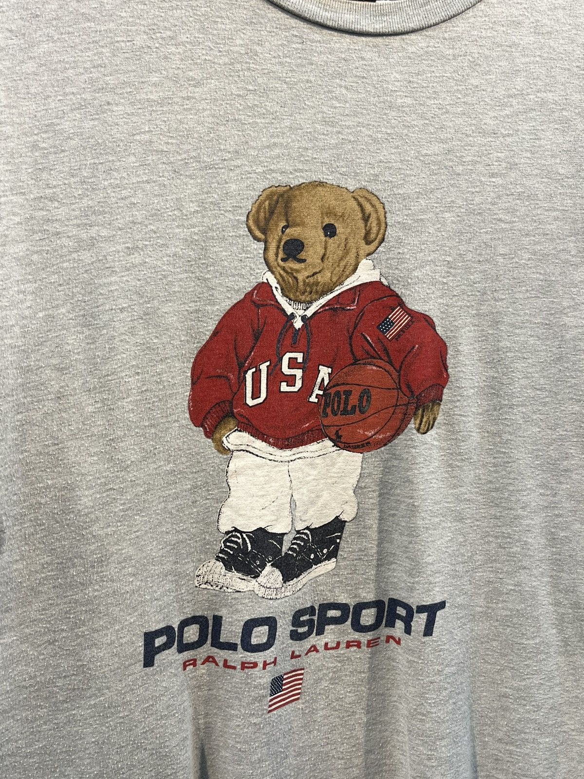 Polo Ralph Lauren × Vintage Vintage Polo Bear Ralph Lauren Sport T Shirt Size US S / EU 44-46 / 1 - 2 Thumbnail