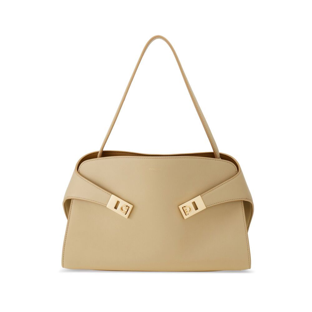 Salvatore Ferragamo Ferragamo NEUTRALS Shoulder Bags Size ONE SIZE - 1 Thumbnail