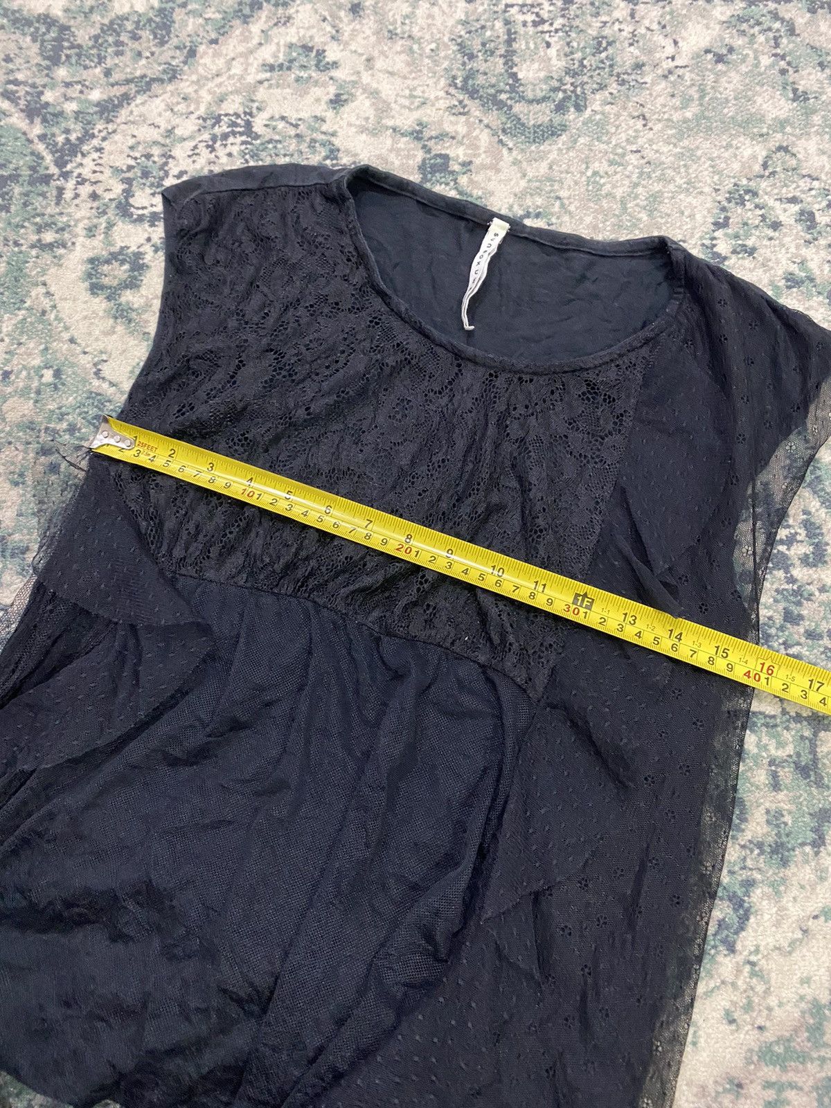 Issey Miyake Sunao Kuwahara By Issey Miyake Crochet Laced Sleeveless Size US M / EU 48-50 / 2 - 9 Thumbnail