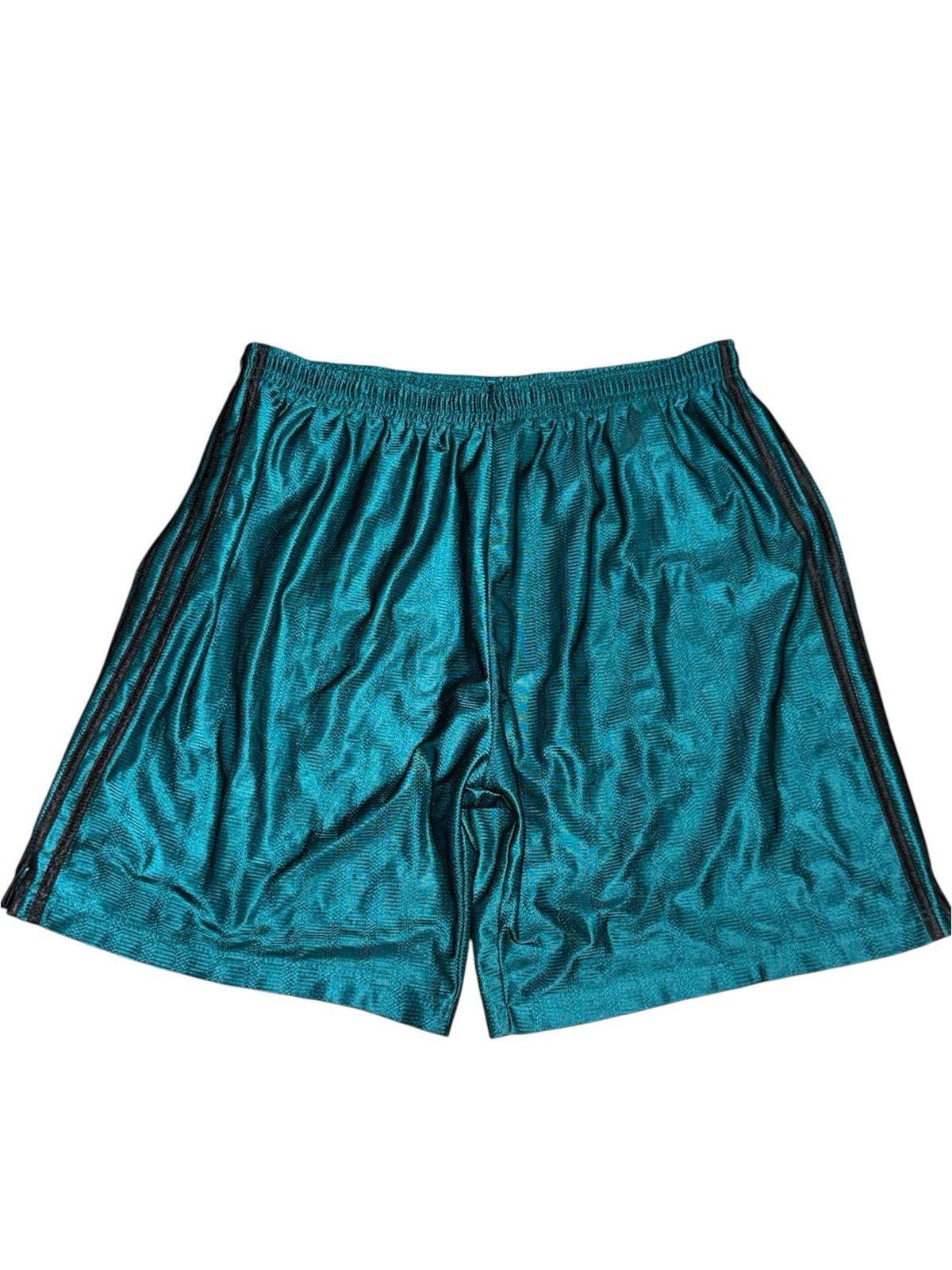 Adidas Adidas Super Rare Dazzle Shiny Cyan Shorts Sz XL Mens Hoops Size US 36 / EU 52 - 1 Thumbnail