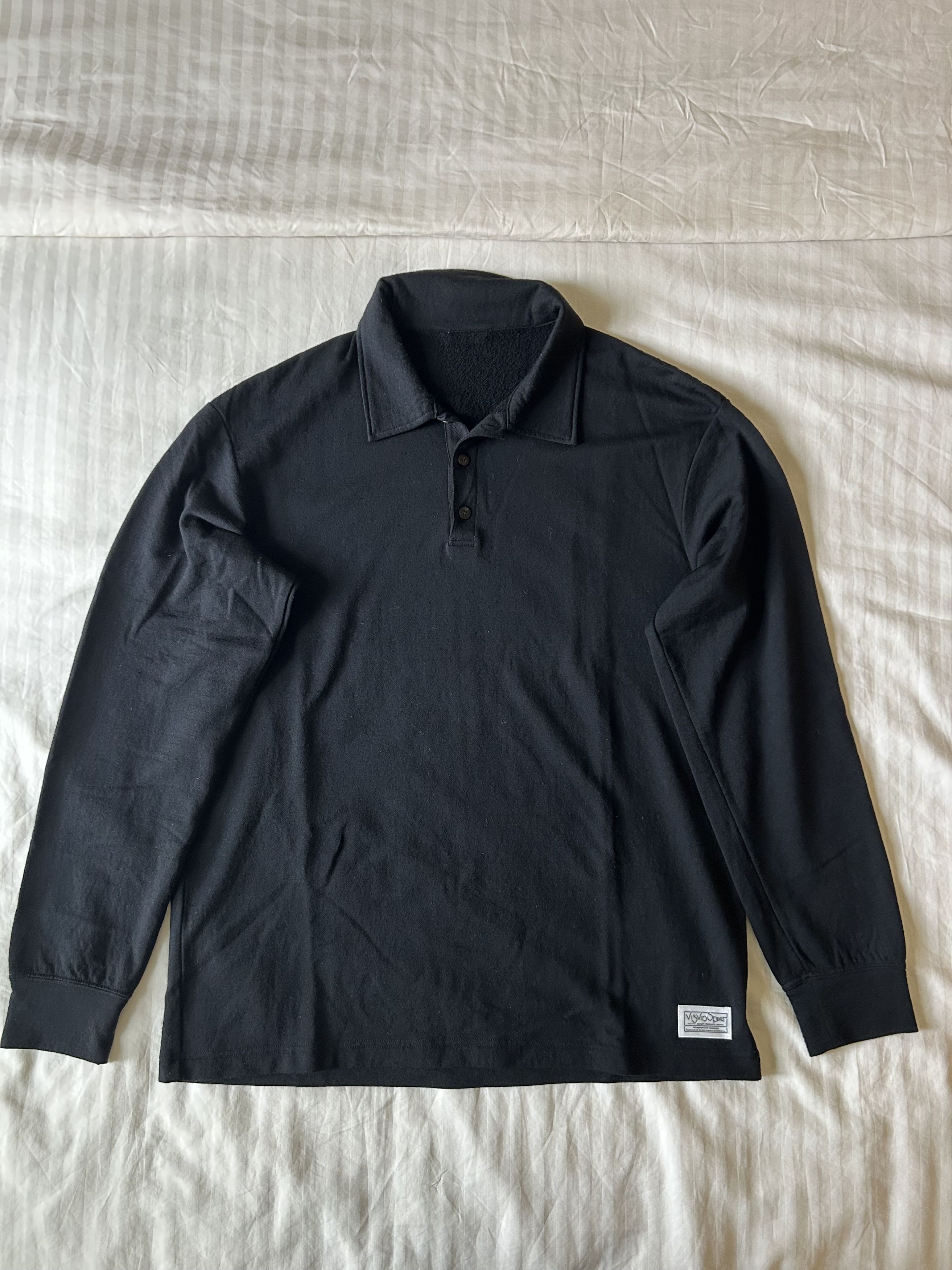 Visvim Visvim Sport Weller Wool-Blend Jersey Polo Shirt Size US XL / EU 56 / 4 - 1 Thumbnail