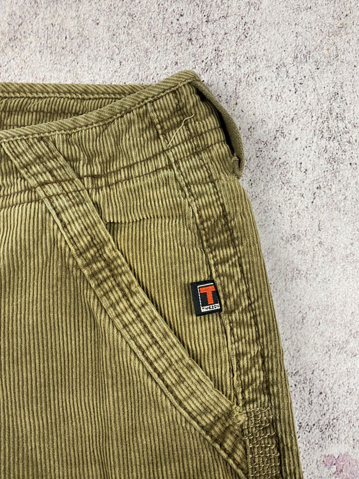 Japanese Brand Vintage Y2k Timezone Cargo Velvet pants Size US 30 / EU 46 - 3 Thumbnail