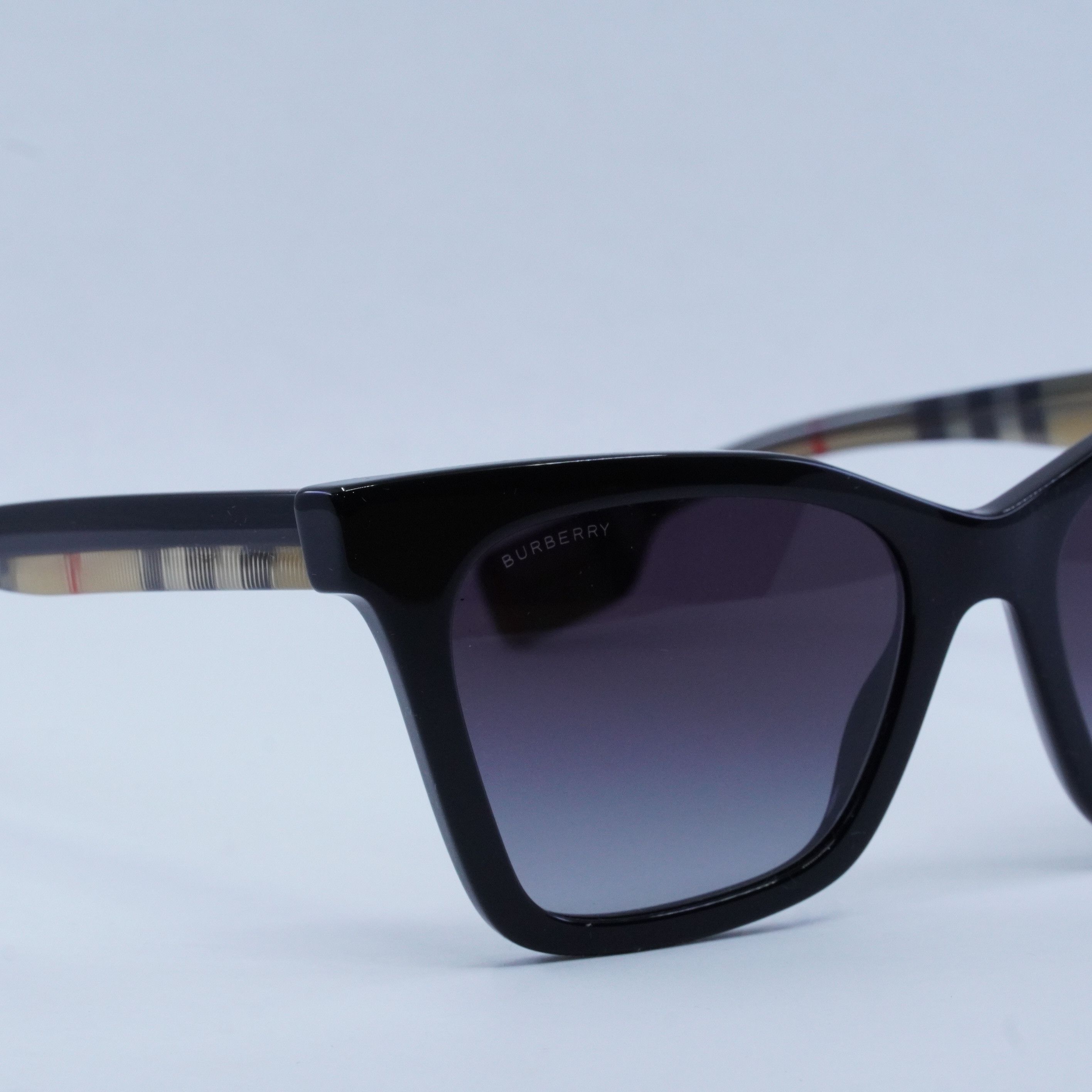 Burberry Burberry BE4346 394487 Elsa Sunglasses Vintage Check Cat Eye Size ONE SIZE - 2 Thumbnail